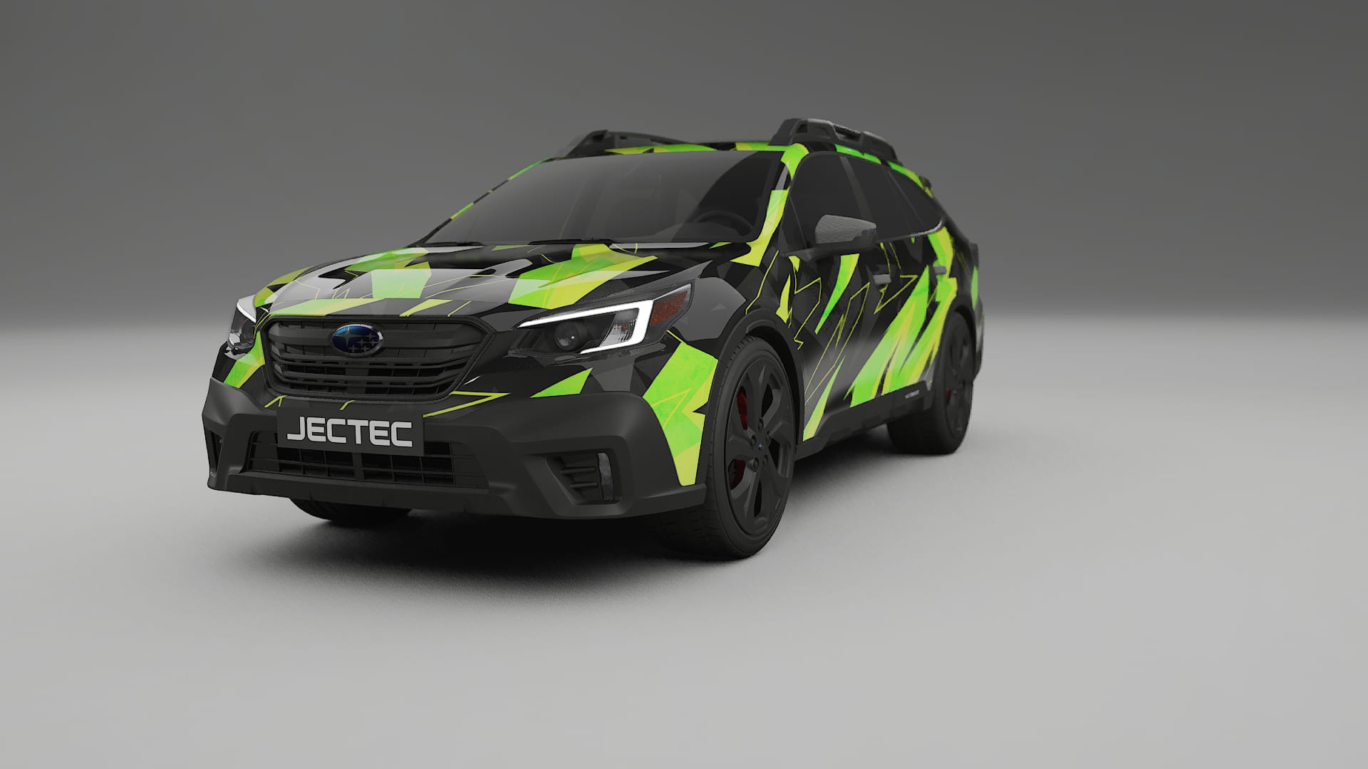 Subaru Outback VI BS prefacelift pre-LCI NINJA TURTLES – Kit Wrap PPF Personalizado em Filme de Poliuretano Imprimível