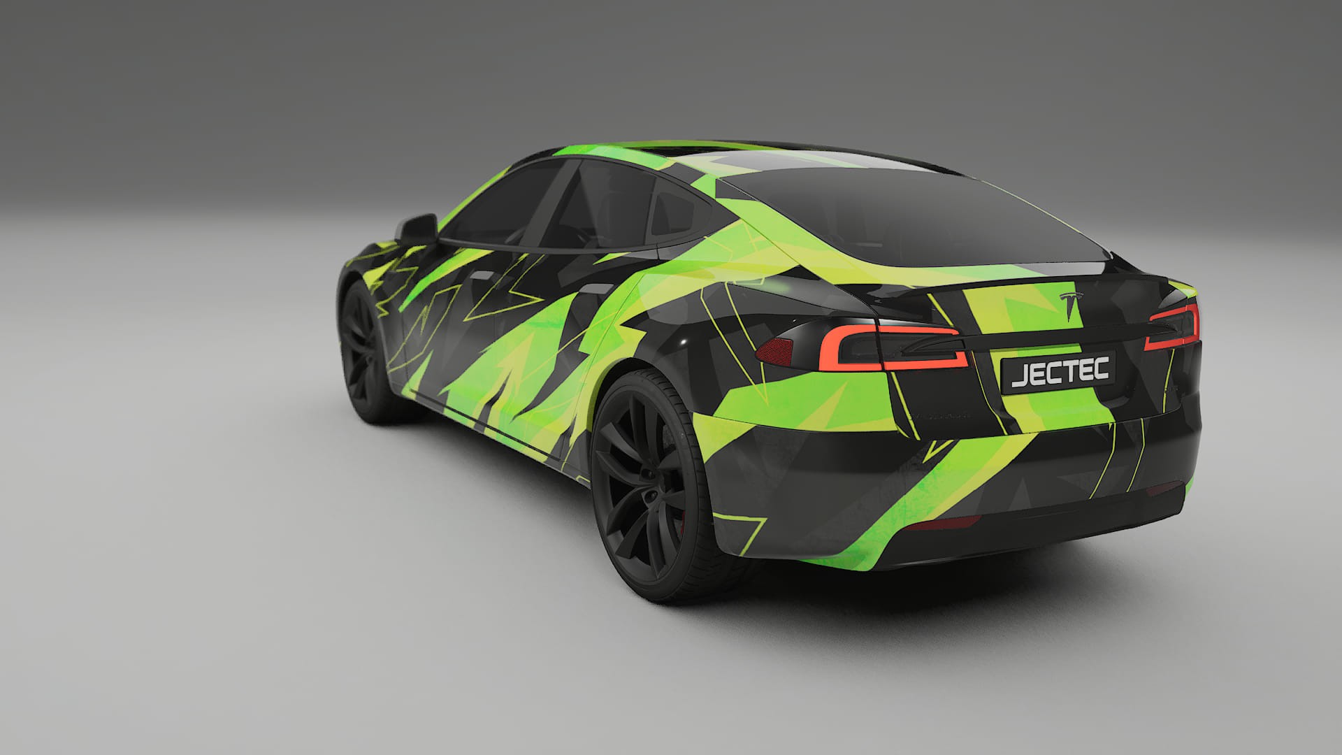 Tesla Model-S Refresh NINJA TURTLES – Kit Wrap PPF Personalizado em Filme de Poliuretano Imprimível