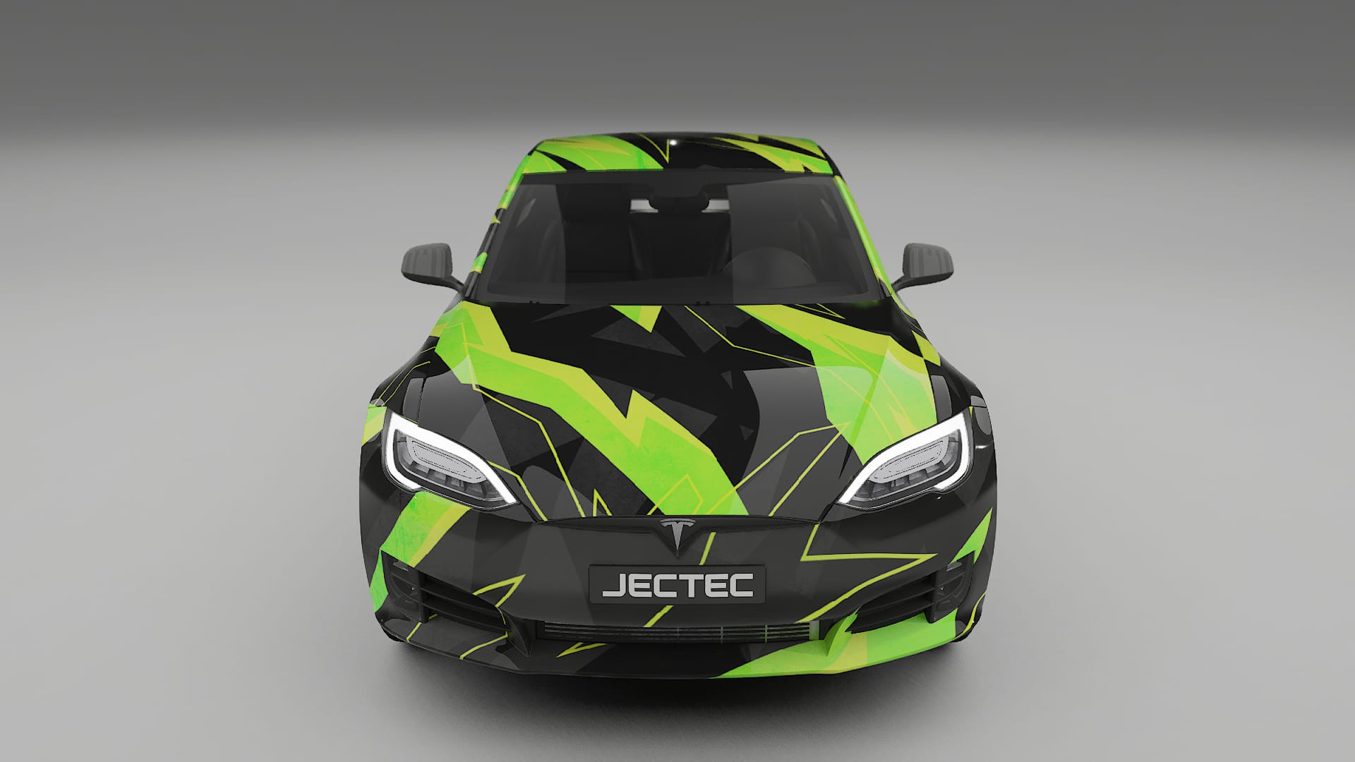 Tesla Model-S Refresh NINJA TURTLES – Kit Wrap PPF Personalizado em Filme de Poliuretano Imprimível