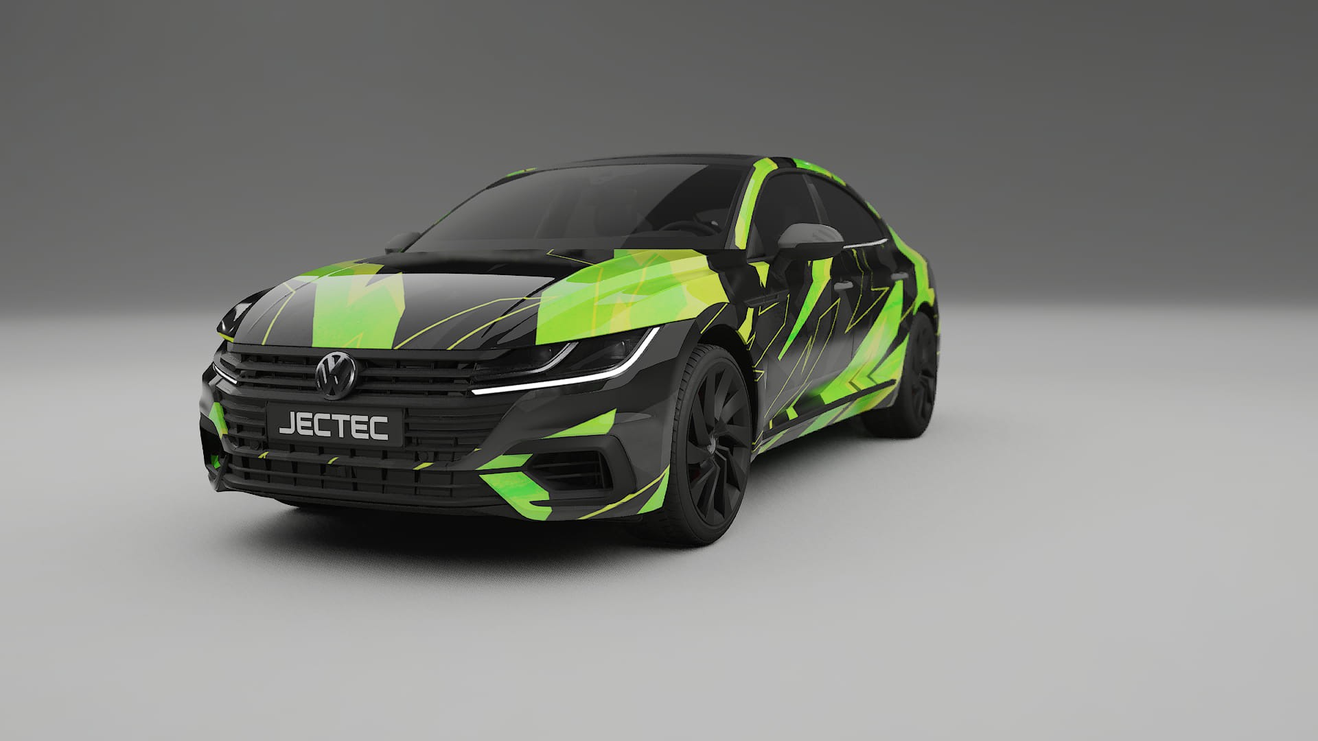 VW Arteon R 3H prefacelift pre-LCI NINJA TURTLES – Kit Wrap PPF Personalizado em Filme de Poliuretano Imprimível