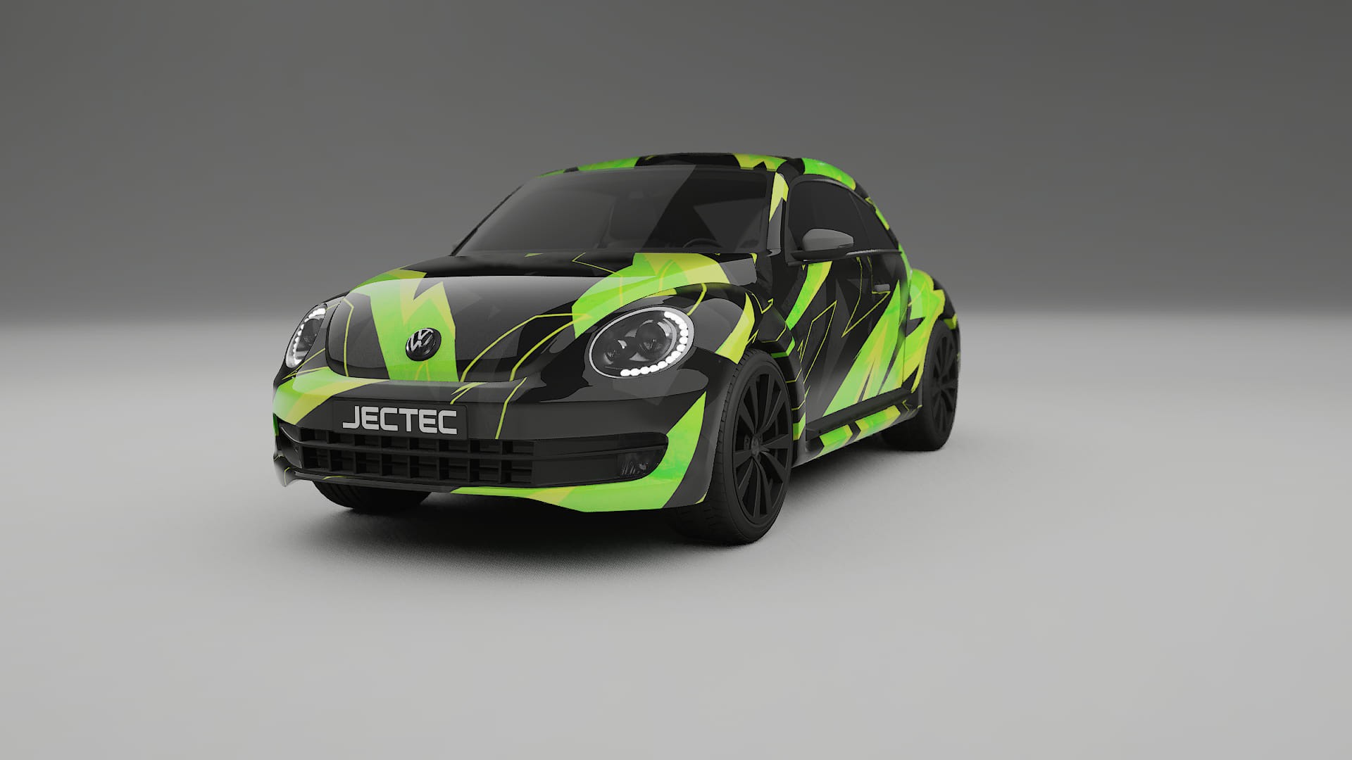 VW Beetle A5 prefacelift pre-LCI NINJA TURTLES – Kit Wrap PPF Personalizado em Filme de Poliuretano Imprimível