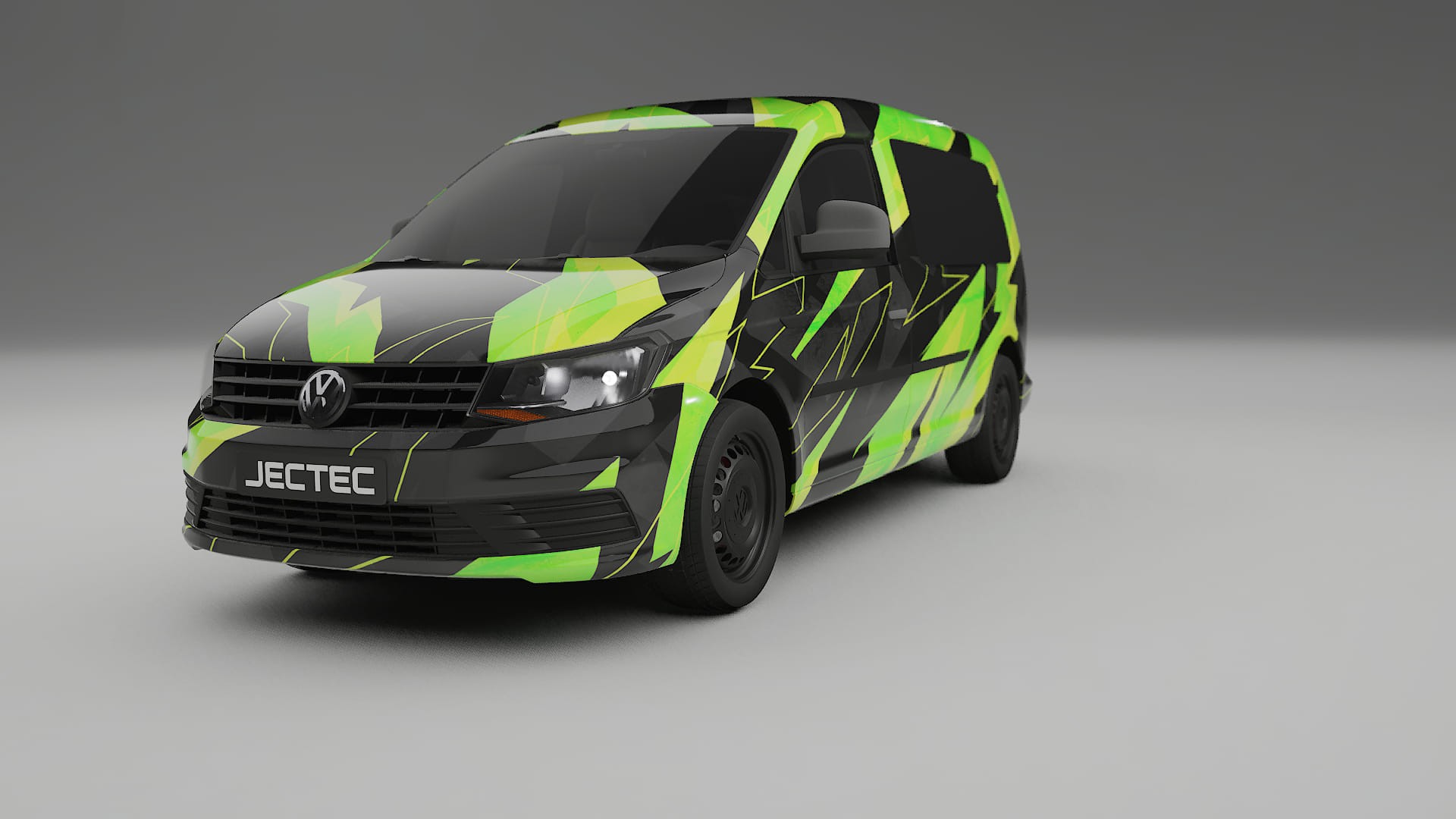 VW Caddy Maxi SB NINJA TURTLES – Kit Wrap PPF Personalizado em Filme de Poliuretano Imprimível