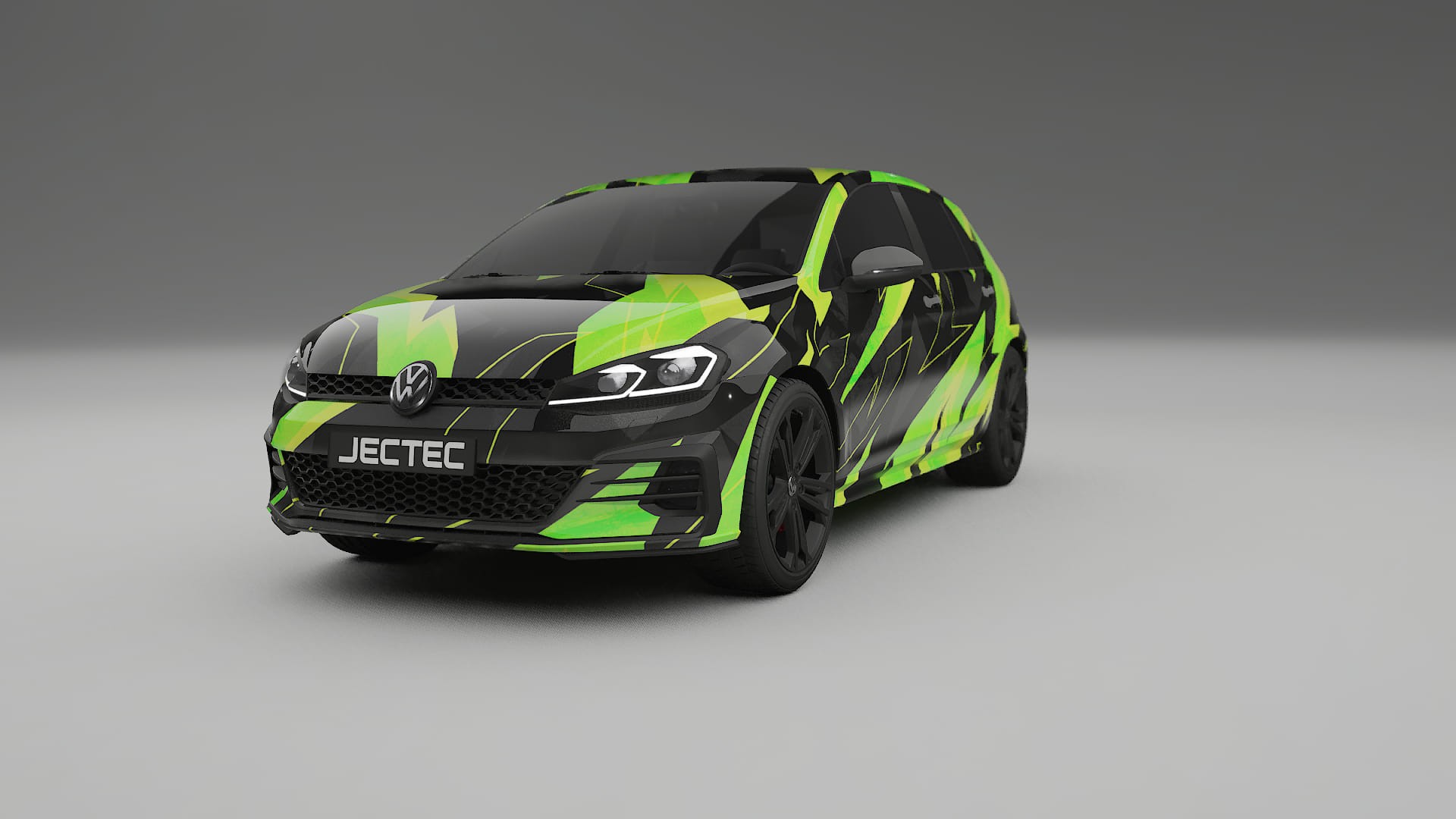 VW Golf Mk7 NINJA TURTLES – Kit Wrap PPF Personalizado em Filme de Poliuretano Imprimível