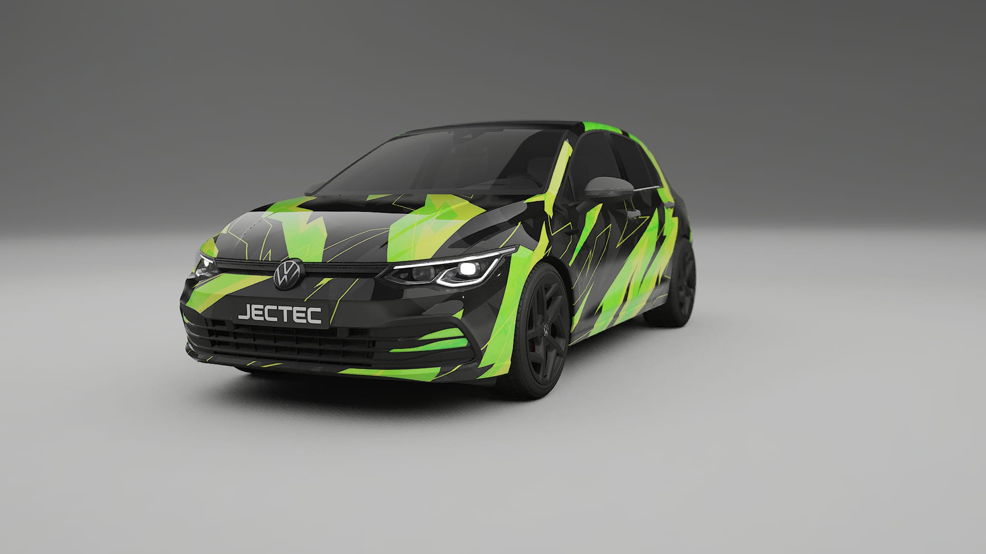 VW Golf Mk8 NINJA TURTLES – Kit Wrap PPF Personalizado em Filme de Poliuretano Imprimível