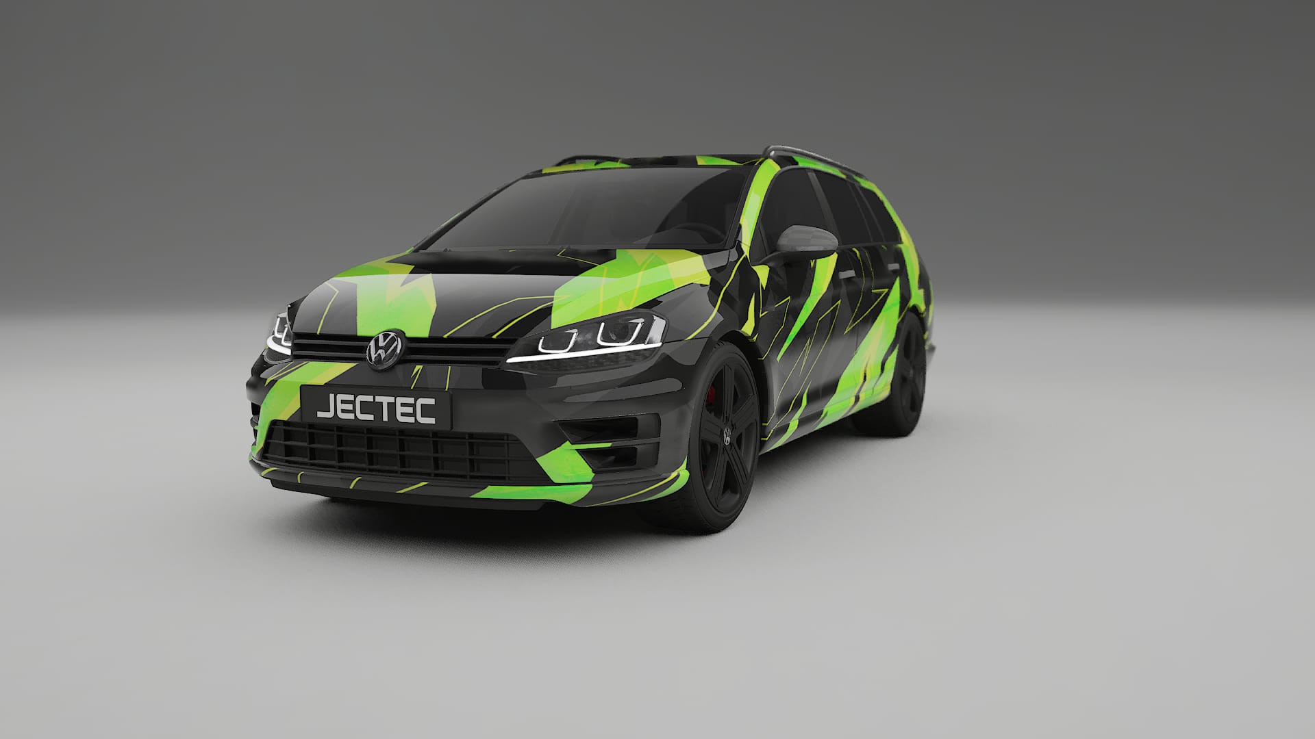 VW Golf Variant Mk7 NINJA TURTLES – Kit Wrap PPF Personalizado em Filme de Poliuretano Imprimível