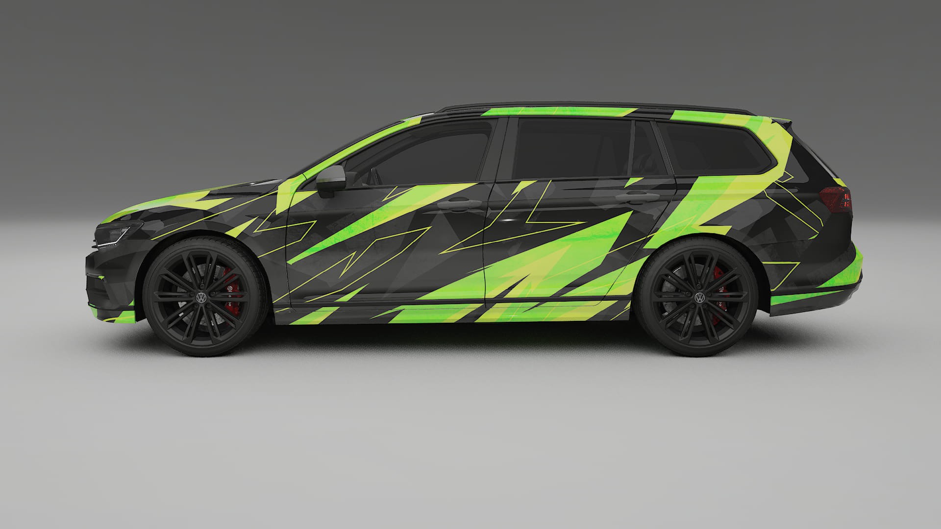 VW Passat VariantR B8 NINJA TURTLES – Kit Wrap PPF Personalizado em Filme de Poliuretano Imprimível