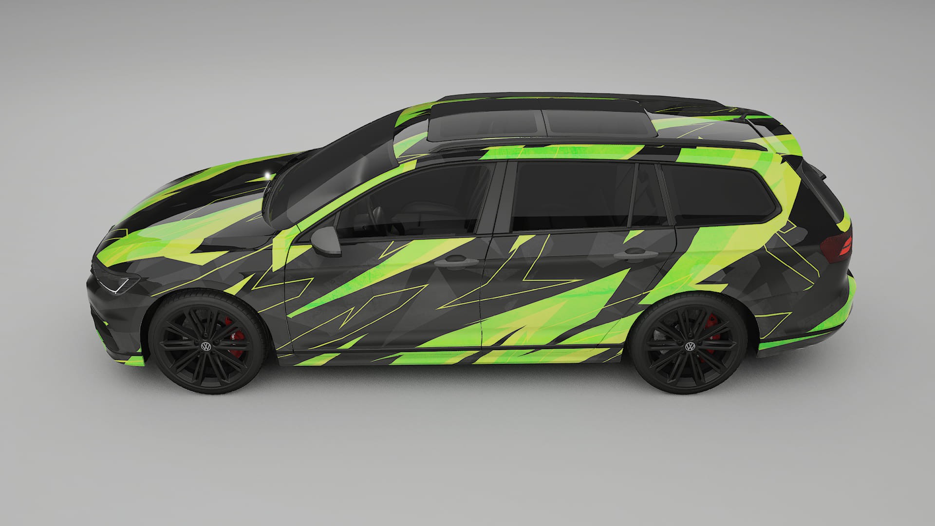 VW Passat VariantR B8 NINJA TURTLES – Kit Wrap PPF Personalizado em Filme de Poliuretano Imprimível