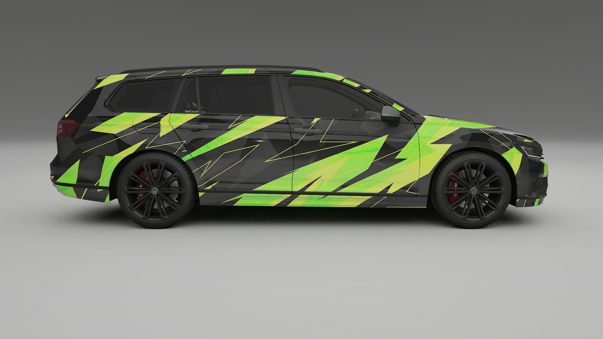 VW Passat VariantR B8 NINJA TURTLES – Kit Wrap PPF Personalizado em Filme de Poliuretano Imprimível