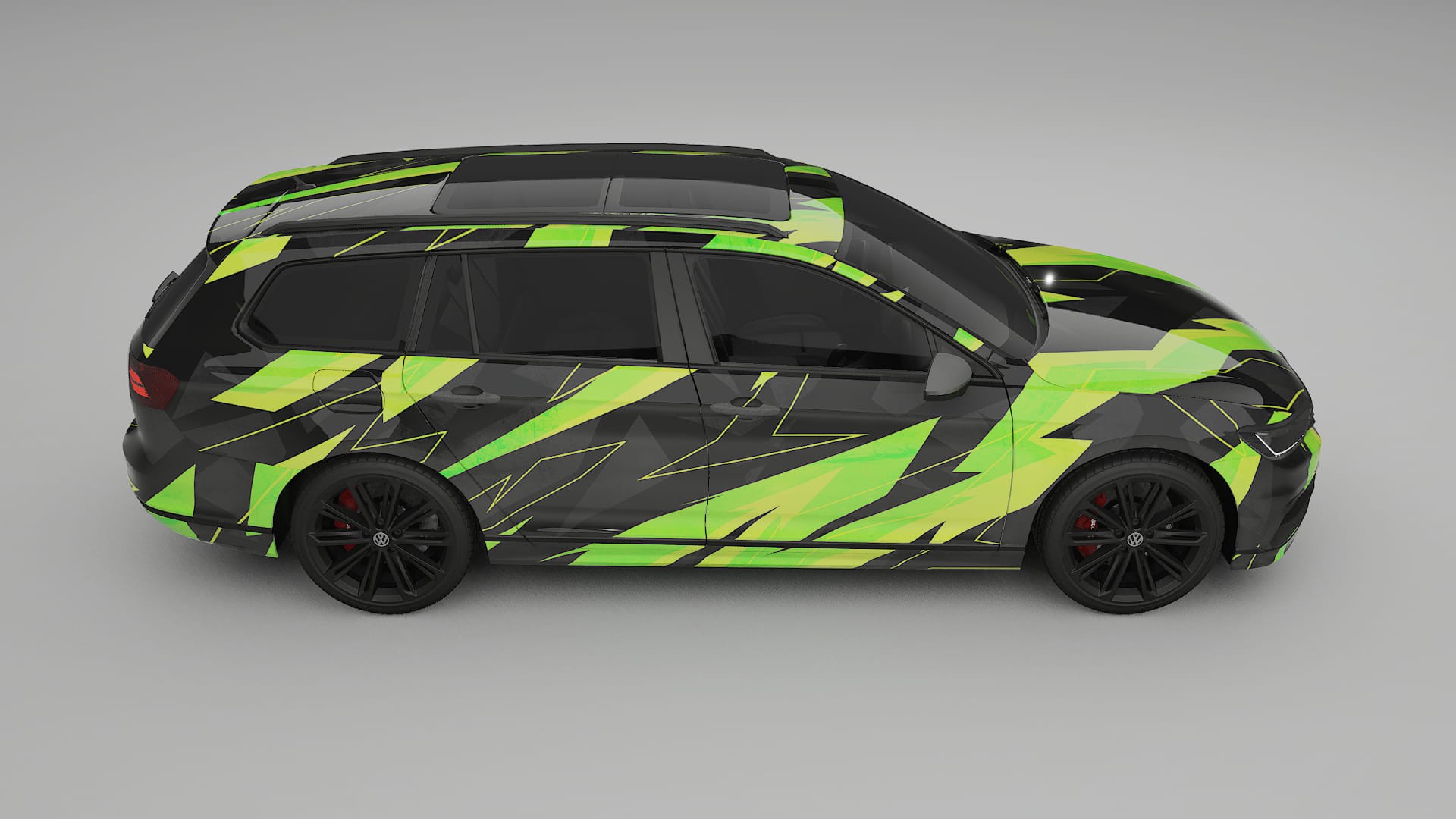 VW Passat VariantR B8 NINJA TURTLES – Kit Wrap PPF Personalizado em Filme de Poliuretano Imprimível