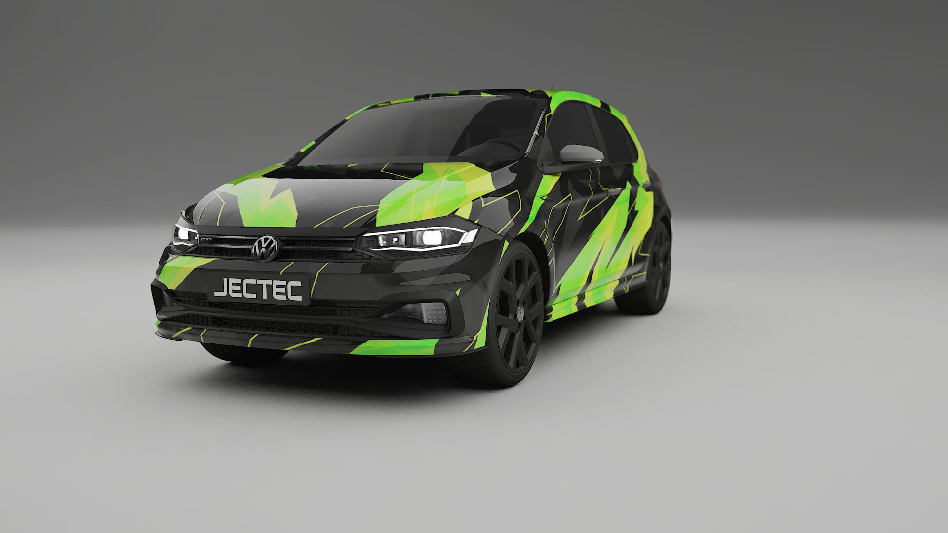 VW Polo GTI VI NINJA TURTLES – Kit Wrap PPF Personalizado em Filme de Poliuretano Imprimível