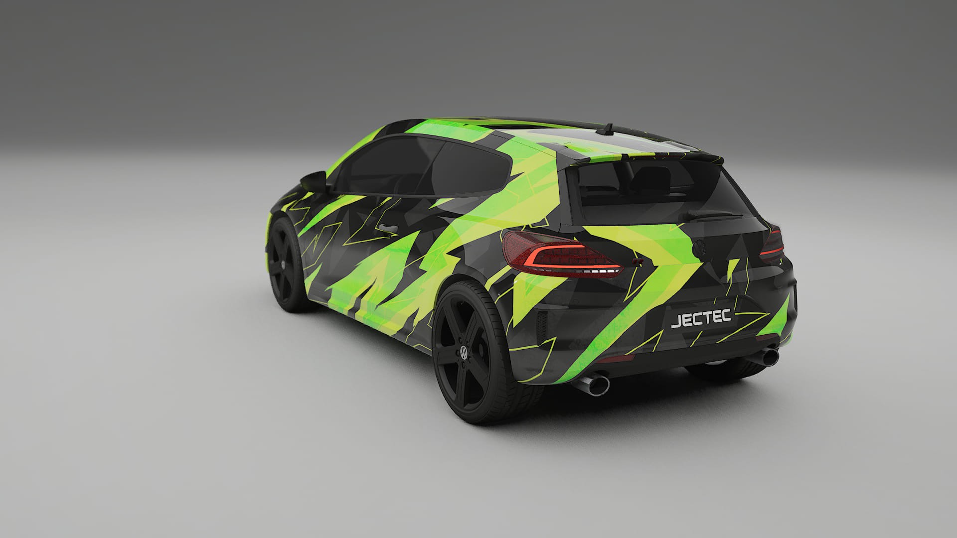 VW Scirocco R III NINJA TURTLES – Kit Wrap PPF Personalizado em Filme de Poliuretano Imprimível