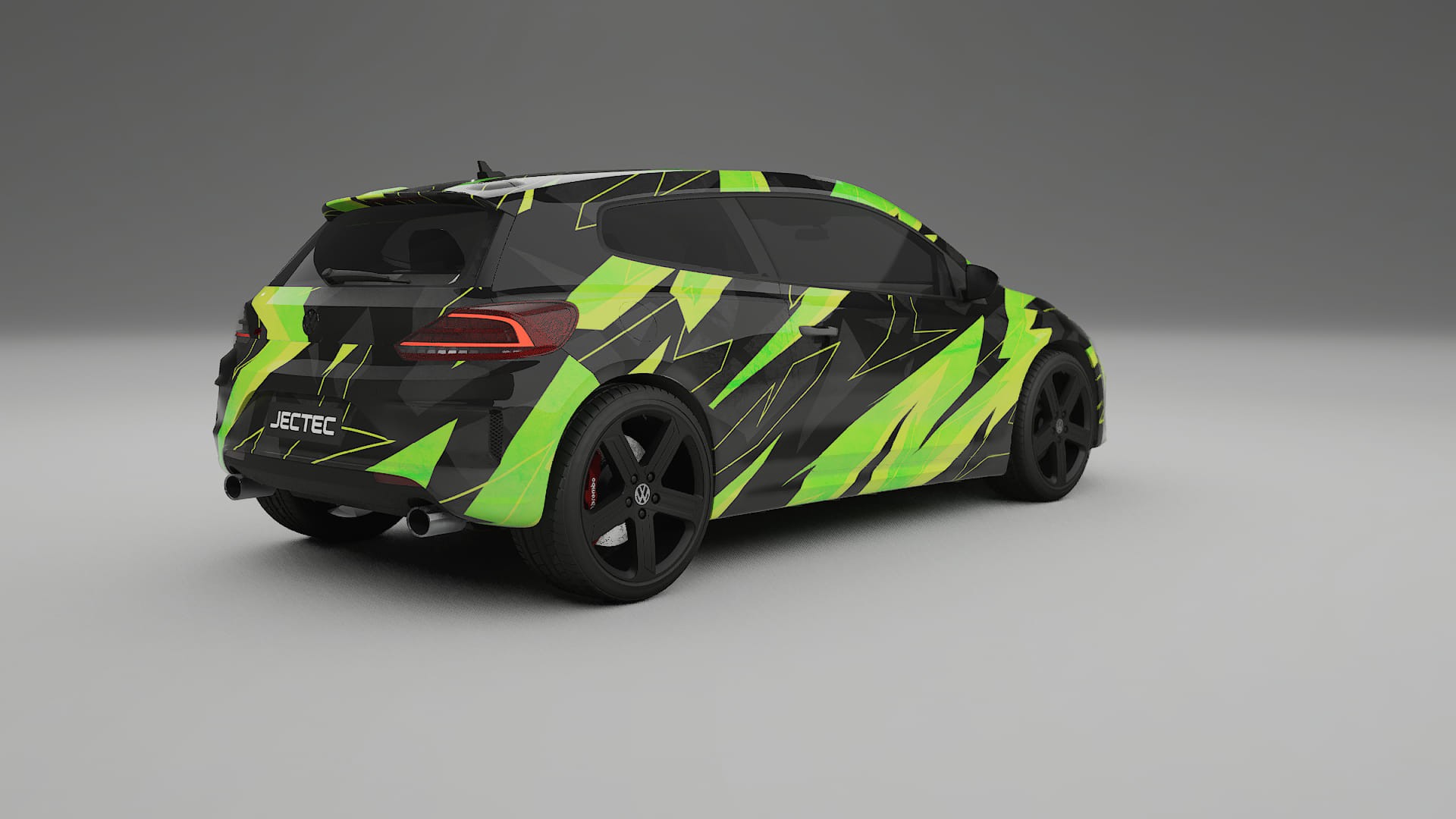 VW Scirocco R III NINJA TURTLES – Kit Wrap PPF Personalizado em Filme de Poliuretano Imprimível
