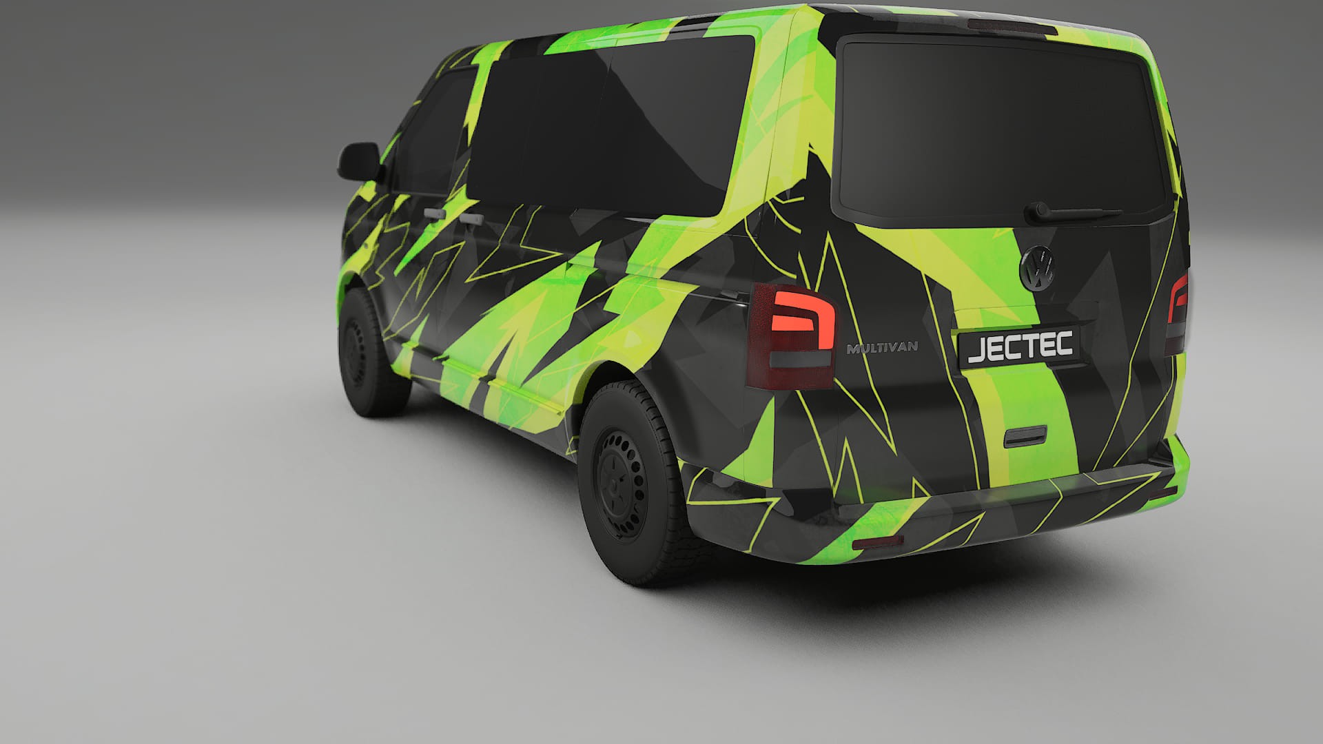 VW Transporter T5 Caravelle NINJA TURTLES – Kit Wrap PPF Personalizado em Filme de Poliuretano Imprimível