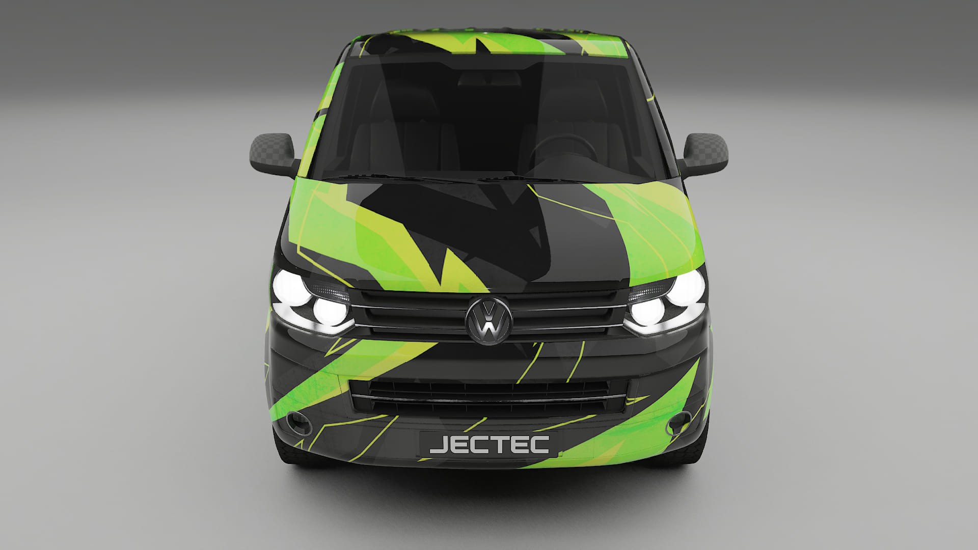VW Transporter T5 Caravelle NINJA TURTLES – Kit Wrap PPF Personalizado em Filme de Poliuretano Imprimível