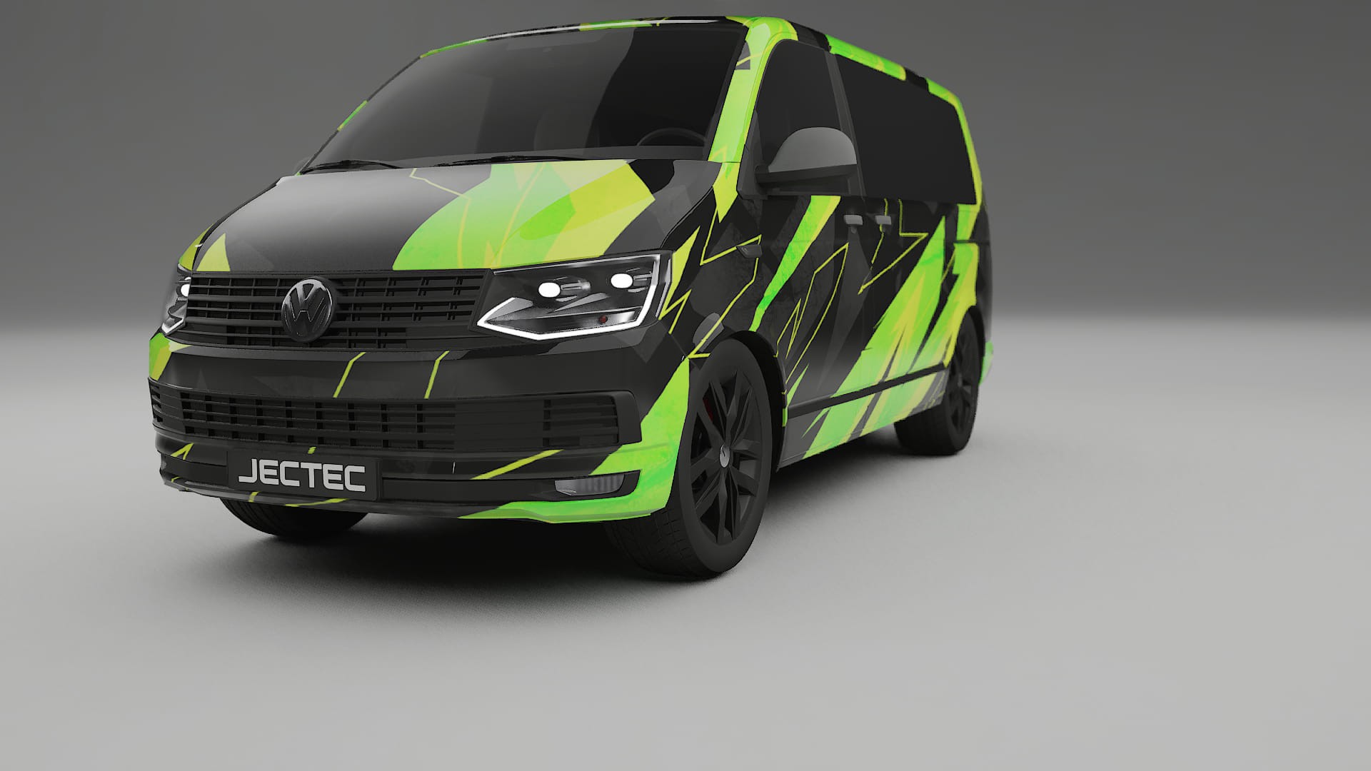 VW Transporter T6 Multivan NINJA TURTLES – Kit Wrap PPF Personalizado em Filme de Poliuretano Imprimível