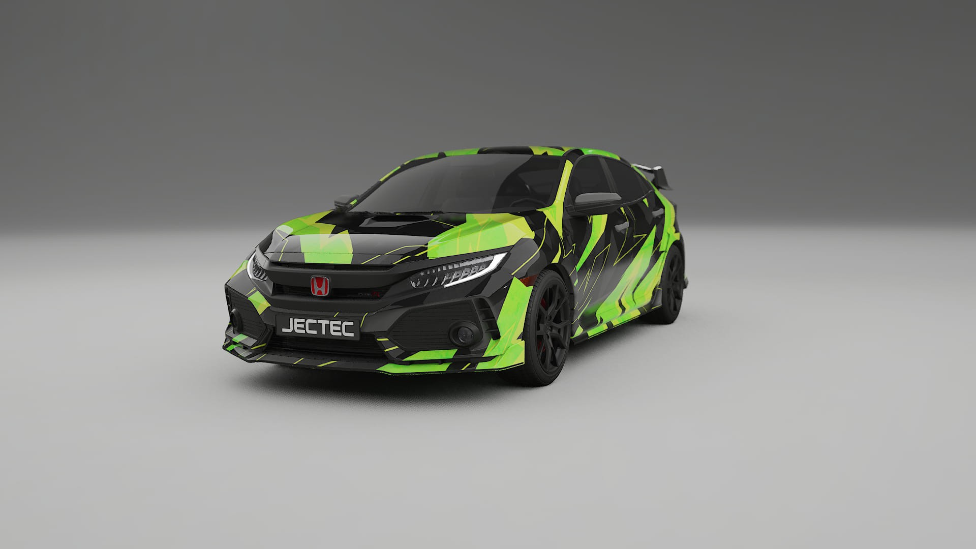 Honda Civic Type-R NINJA TURTLES – Kit Wrap PPF Personalizado em Filme de Poliuretano Imprimível