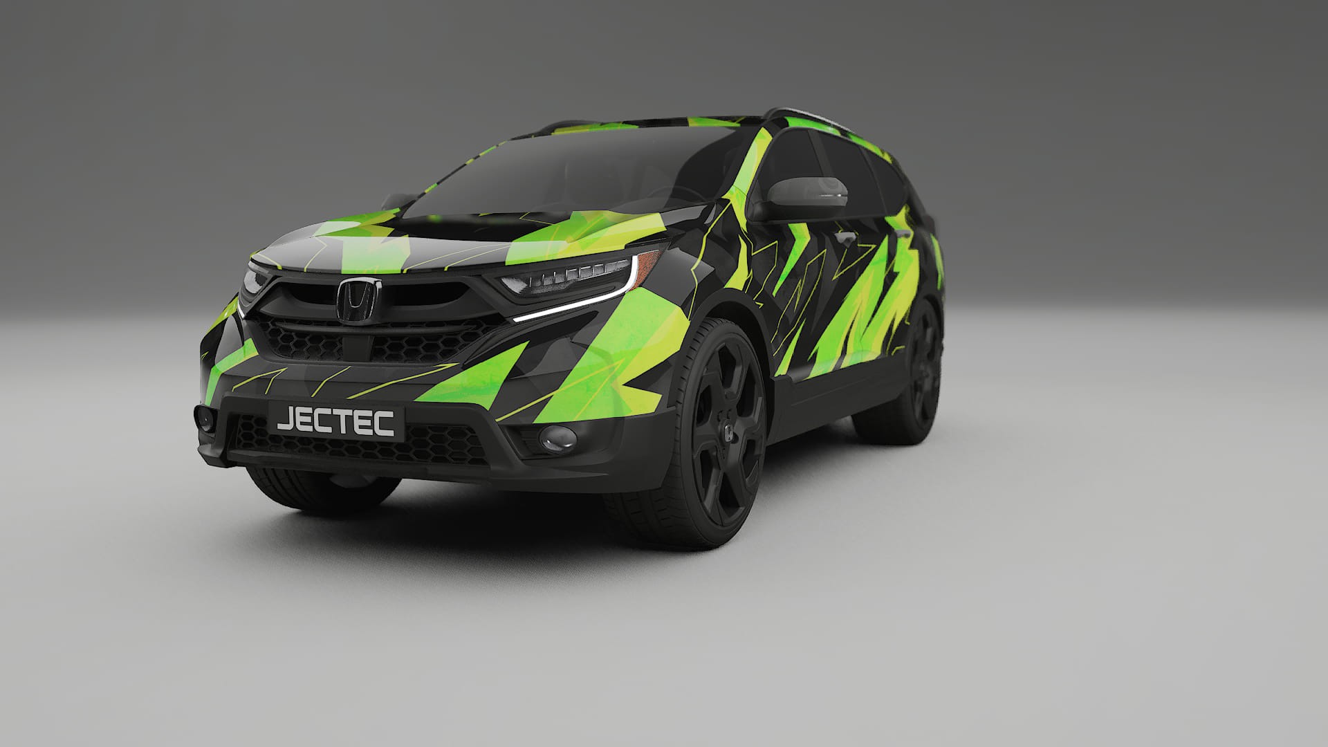 Honda CRV Touring prefacelift pre-LCI NINJA TURTLES – Kit Wrap PPF Personalizado em Filme de Poliuretano Imprimível