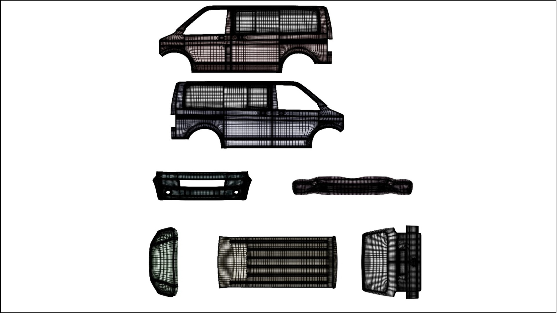 VW Transporter T5 Caravelle COBRA 11 – Kit Wrap PPF Personalizado em Filme de Poliuretano Imprimível 2