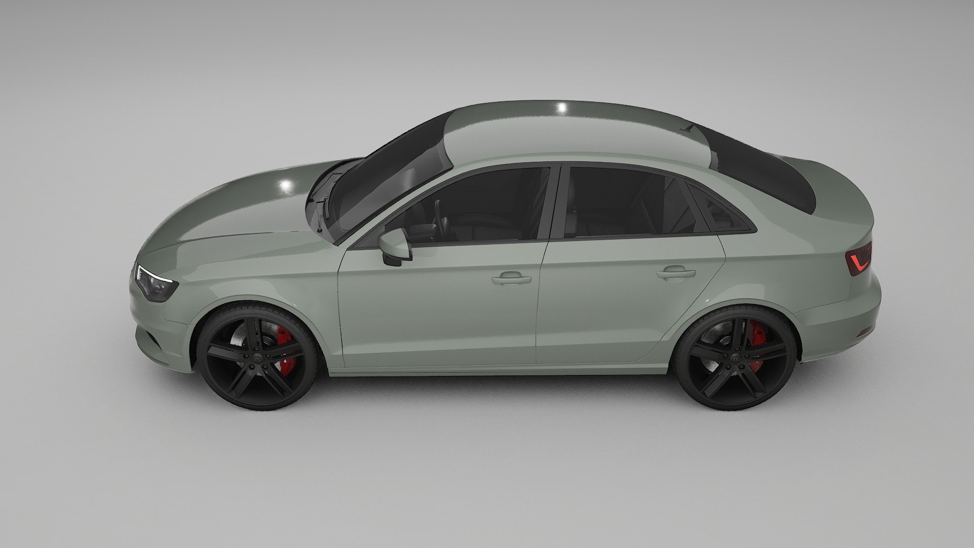 Audi A3 8V sedan prefacelift pre LCI Filme de Proteção de Pintura TPU | SLATE PPF de Mudança de Cor – Kit Completo Pré-Cor