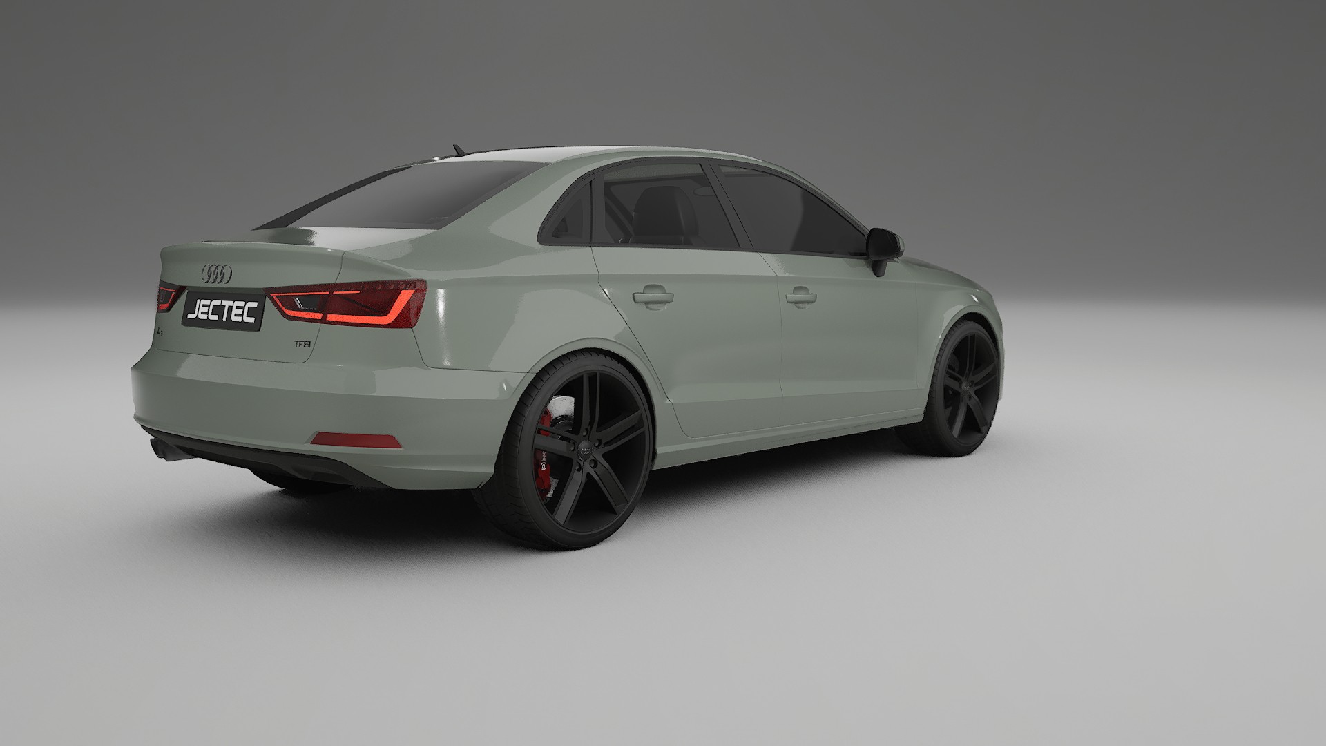 Audi A3 8V sedan prefacelift pre LCI Filme de Proteção de Pintura TPU | SLATE PPF de Mudança de Cor – Kit Completo Pré-Cor