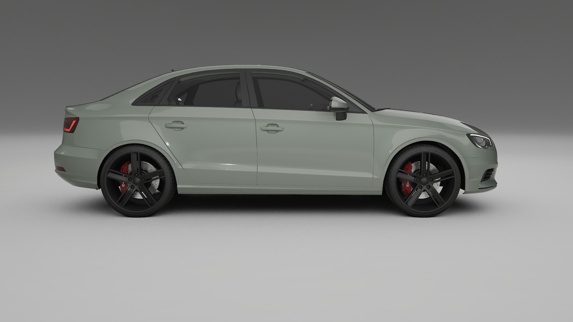 Audi A3 8V sedan prefacelift pre LCI Filme de Proteção de Pintura TPU | SLATE PPF de Mudança de Cor – Kit Completo Pré-Cor