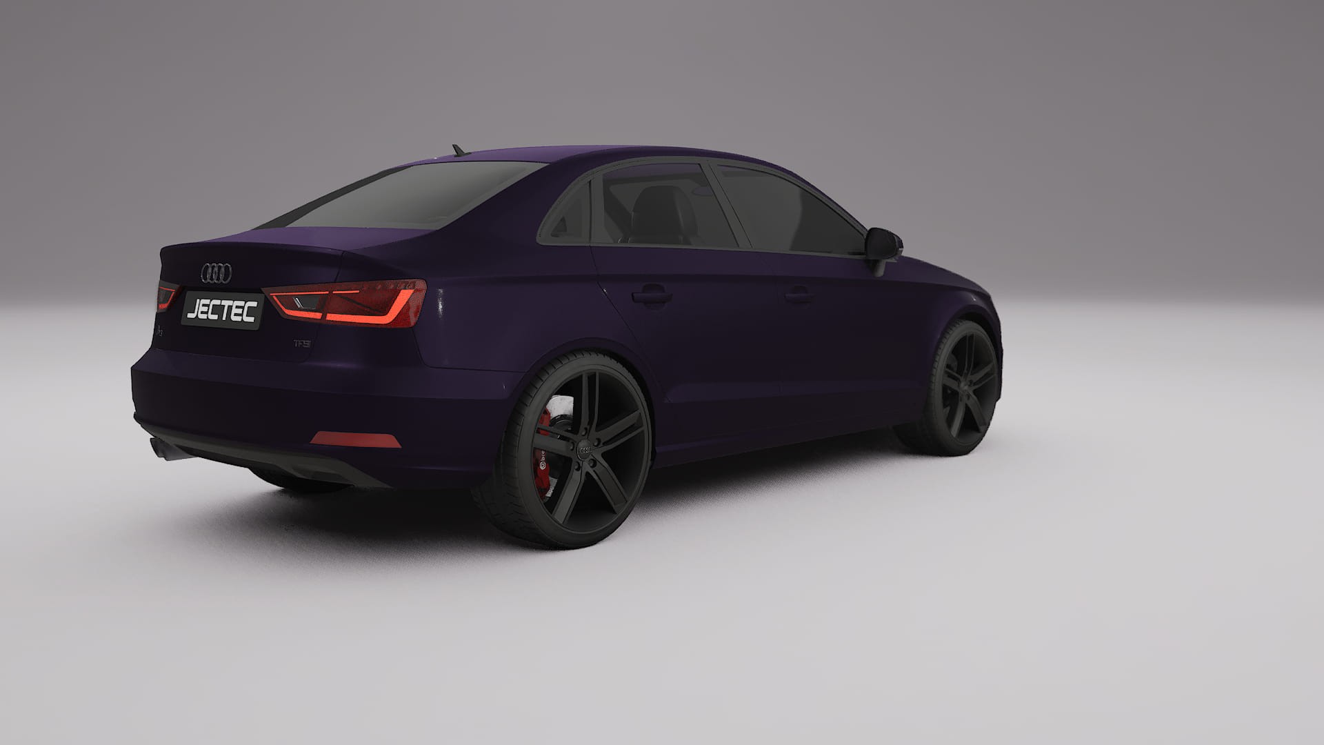 Audi A3 8V sedan prefacelift pre LCI Filme de Proteção de Pintura TPU | VIOLET PPF de Mudança de Cor – Kit Completo Pré-Co
