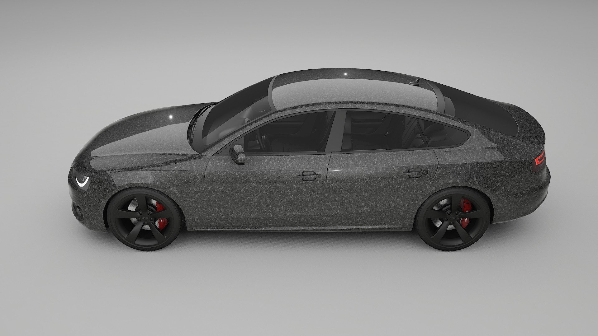Audi A5 8T Sportback prefacelift pre LCI Filme de Proteção de Pintura TPU | FORGED S PPF de Mudança de Cor – Kit Completo P