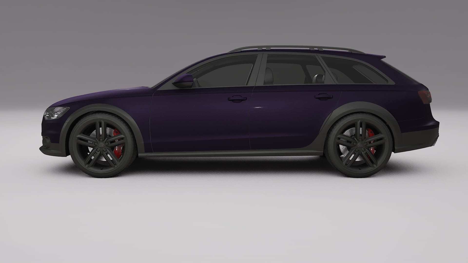 Audi A6 Allroad C7 prefacelift pre LCI Filme de Proteção de Pintura TPU | VIOLET PPF de Mudança de Cor – Kit Completo Pré-
