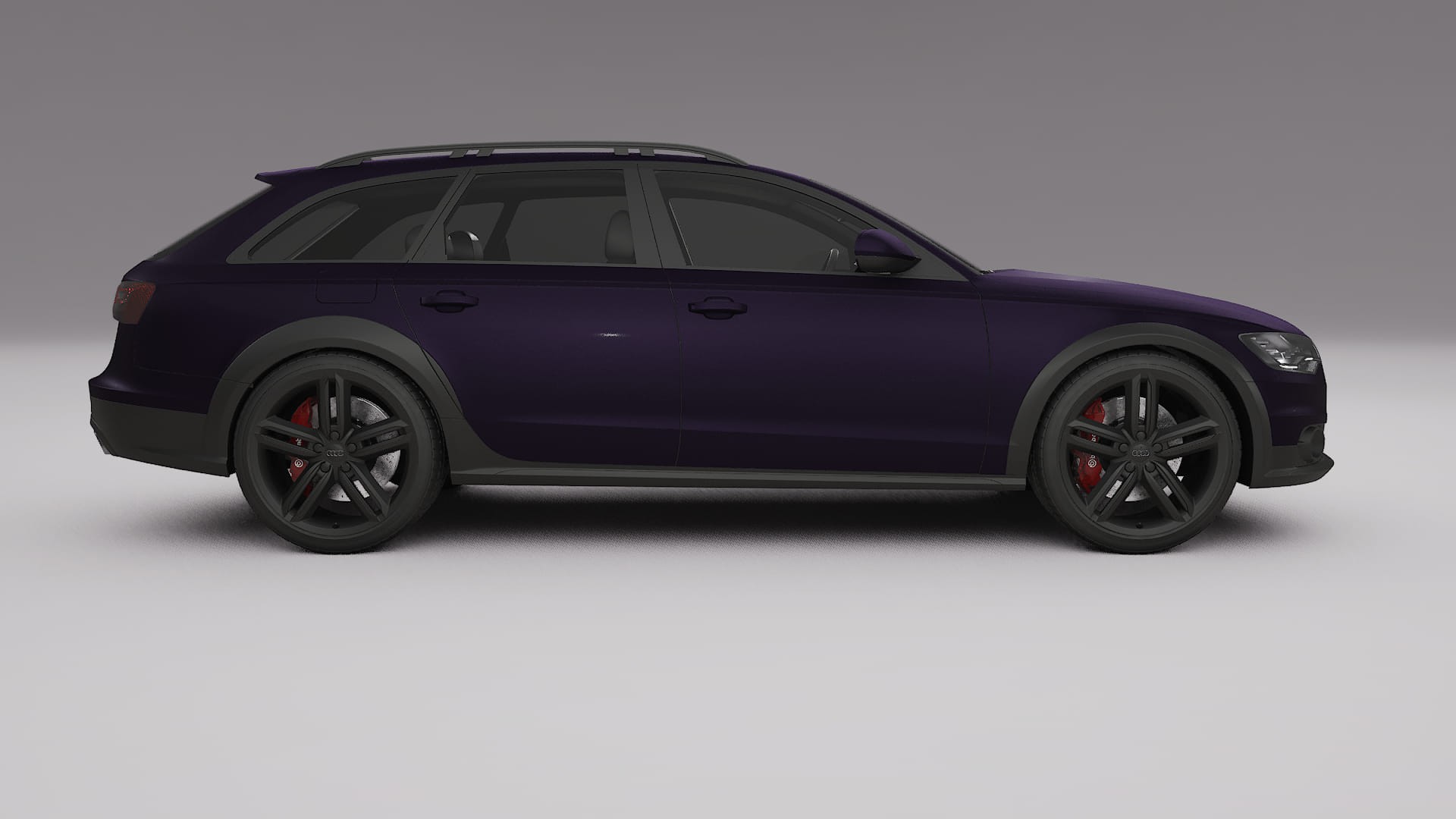 Audi A6 Allroad C7 prefacelift pre LCI Filme de Proteção de Pintura TPU | VIOLET PPF de Mudança de Cor – Kit Completo Pré-