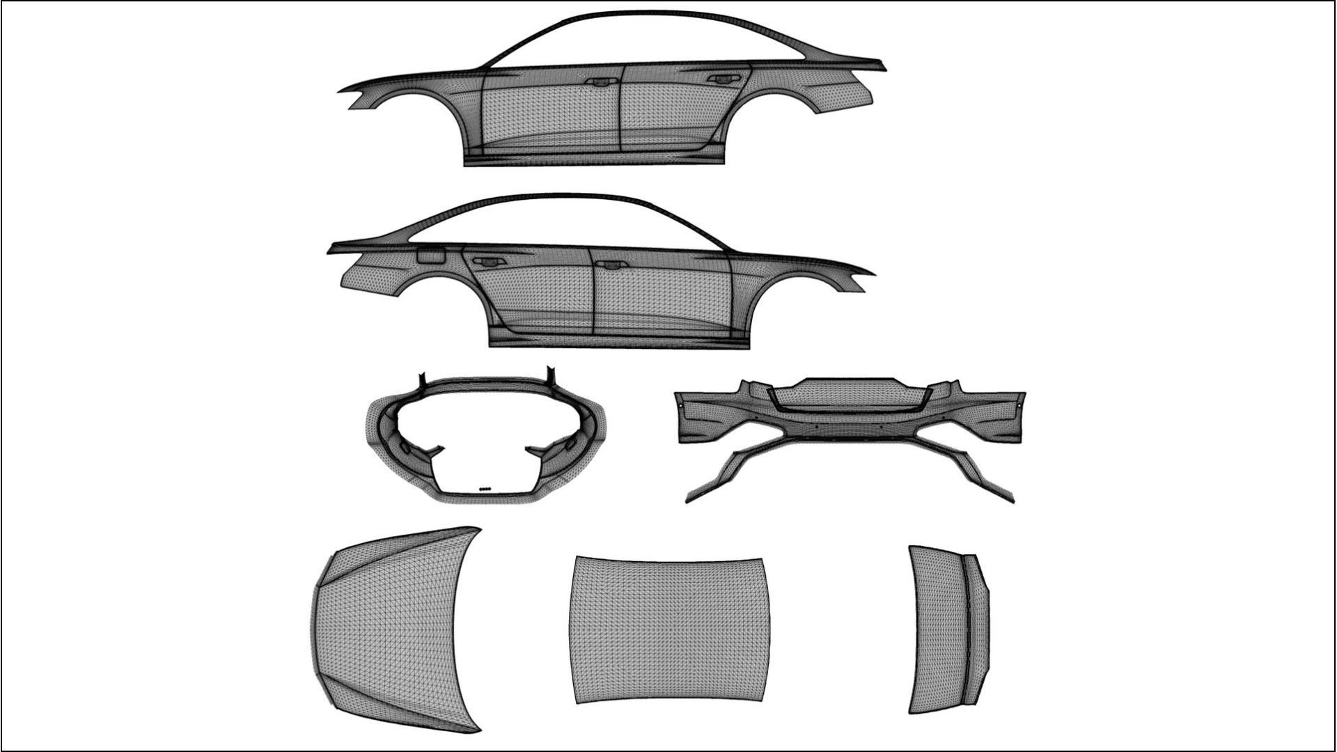 Audi A6 S Line C8 Filme de Proteção de Pintura TPU | OPAL PPF de Mudança de Cor – Kit Completo Pré-Cortado 2