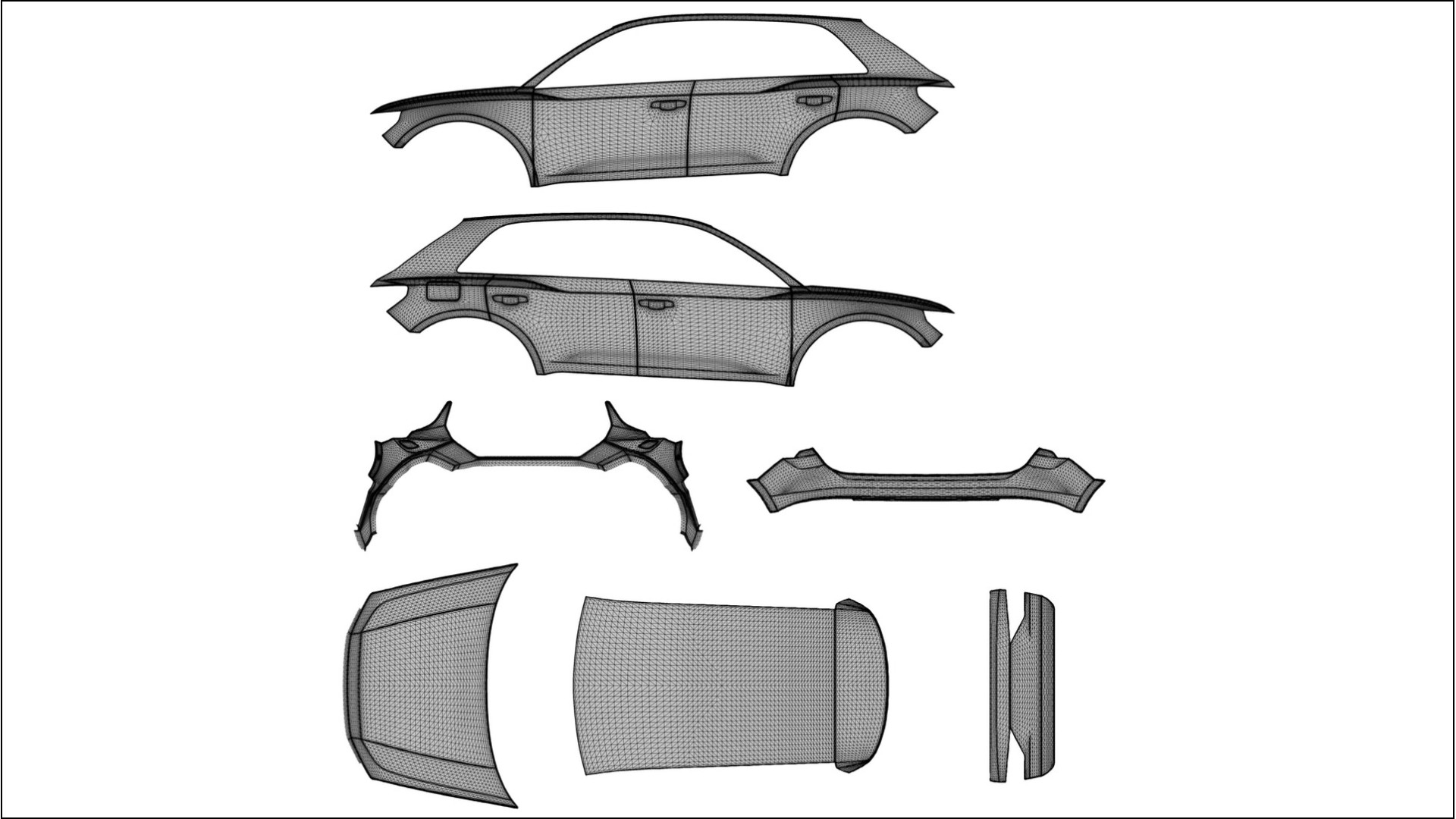 Audi Q3 S Line F3 Filme de Proteção de Pintura TPU | ROCKET PPF de Mudança de Cor – Kit Completo Pré-Cortado 2