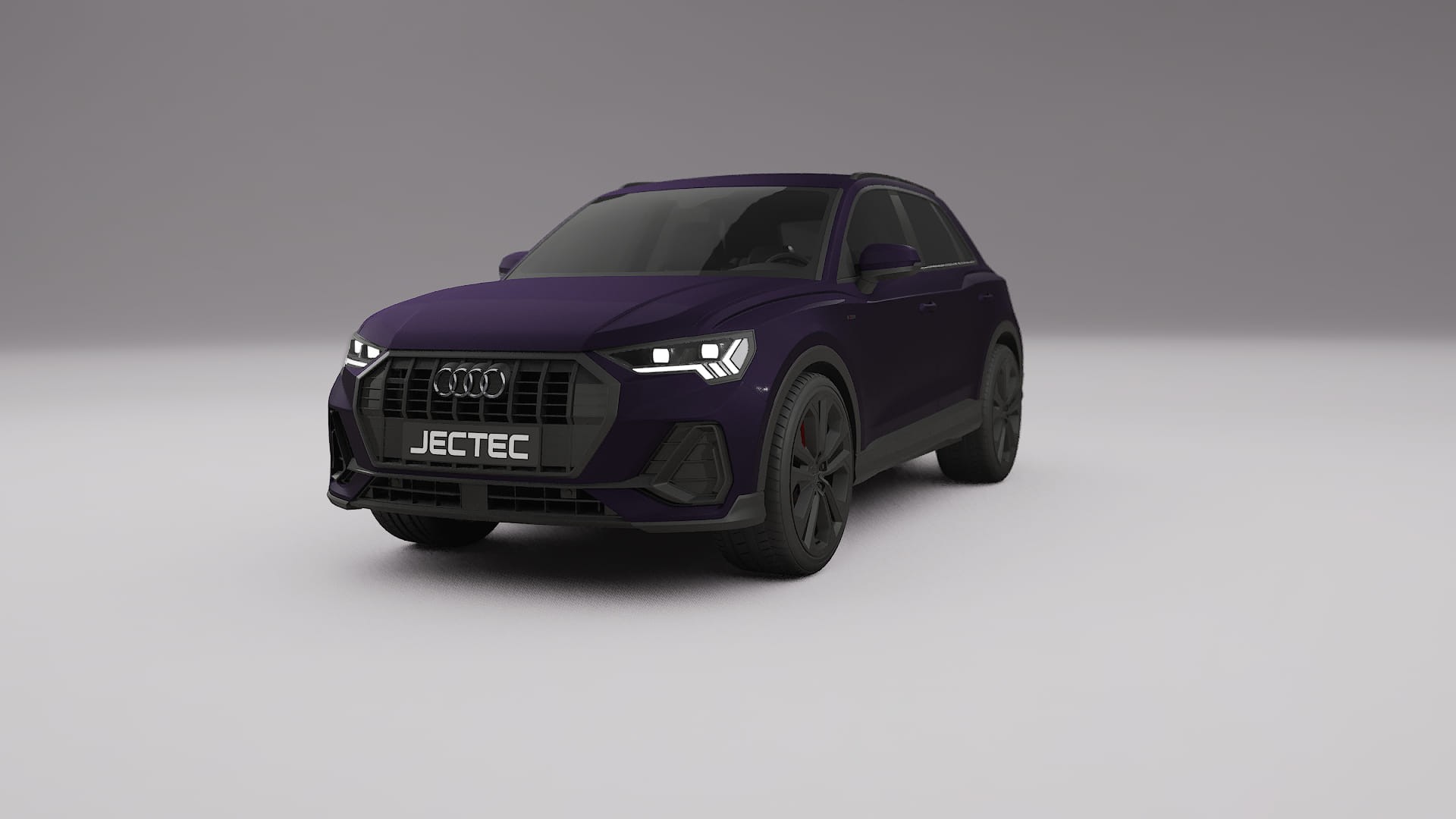 Audi Q3 S Line F3 Filme de Proteção de Pintura TPU | VIOLET PPF de Mudança de Cor – Kit Completo Pré-Cortado