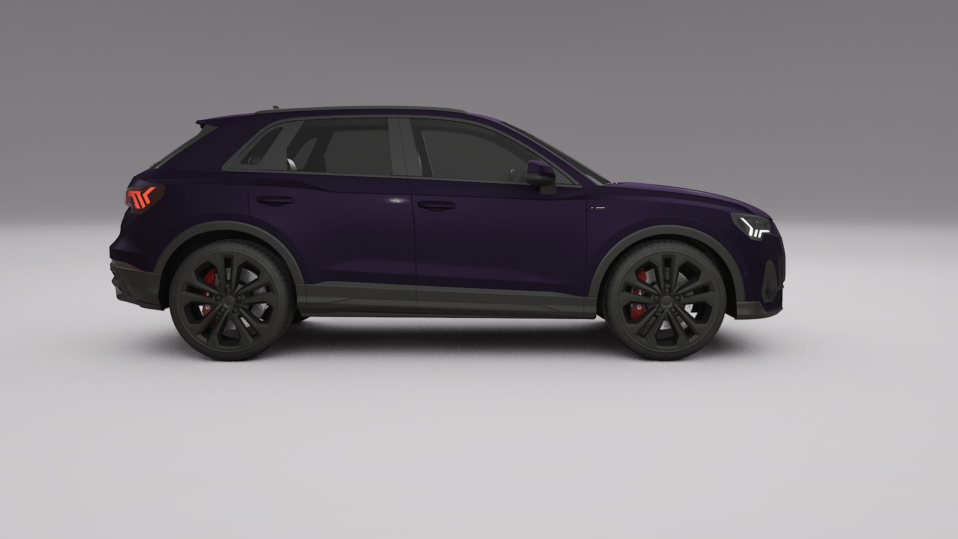 Audi Q3 S Line F3 Filme de Proteção de Pintura TPU | VIOLET PPF de Mudança de Cor – Kit Completo Pré-Cortado