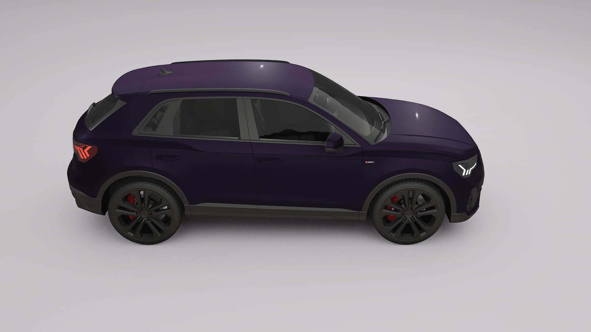 Audi Q3 S Line F3 Filme de Proteção de Pintura TPU | VIOLET PPF de Mudança de Cor – Kit Completo Pré-Cortado