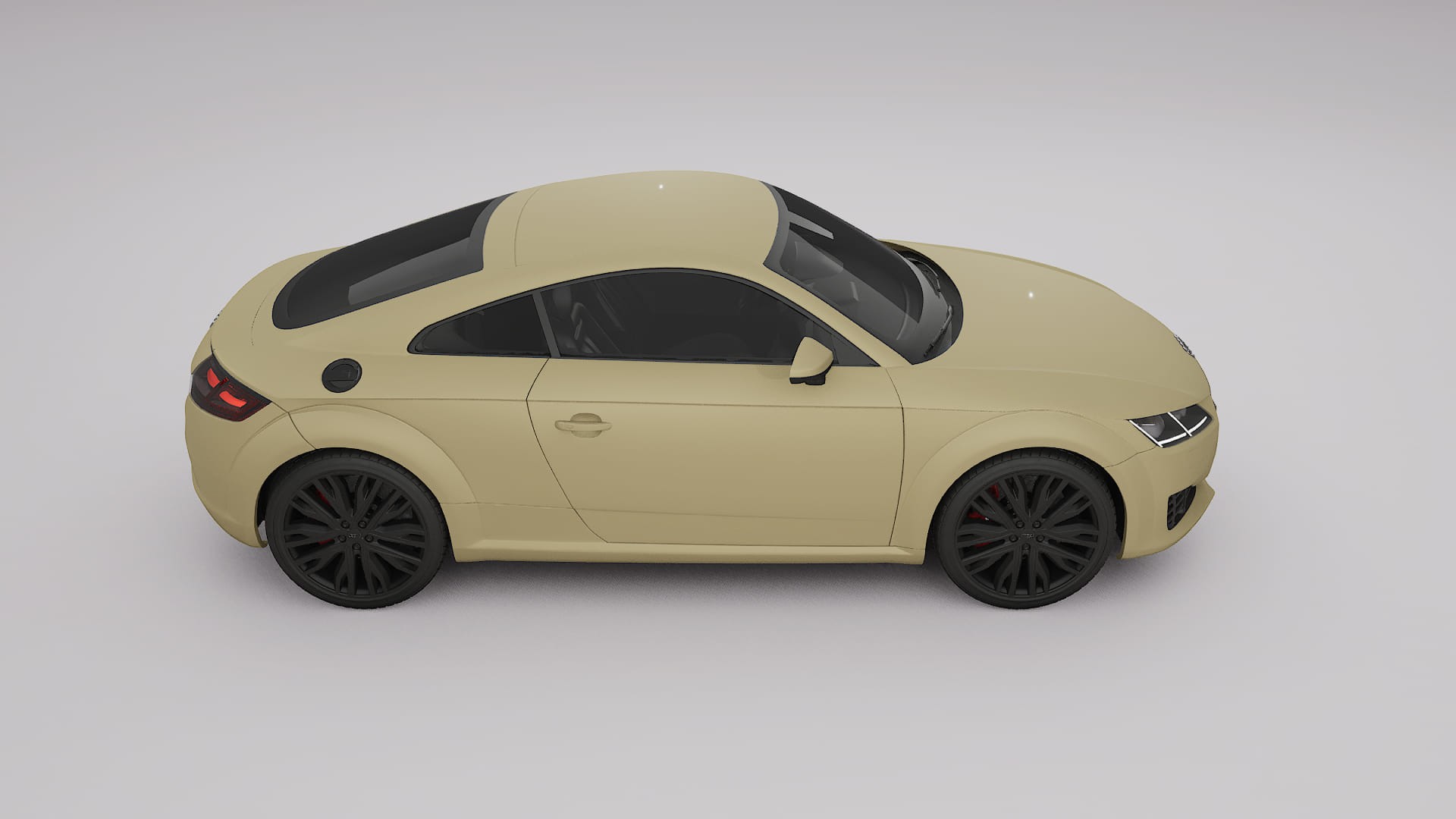 Audi TT Coupe 8S prefacelift pre LCI Filme de Proteção de Pintura TPU | SAND PPF de Mudança de Cor – Kit Completo Pré-Cort