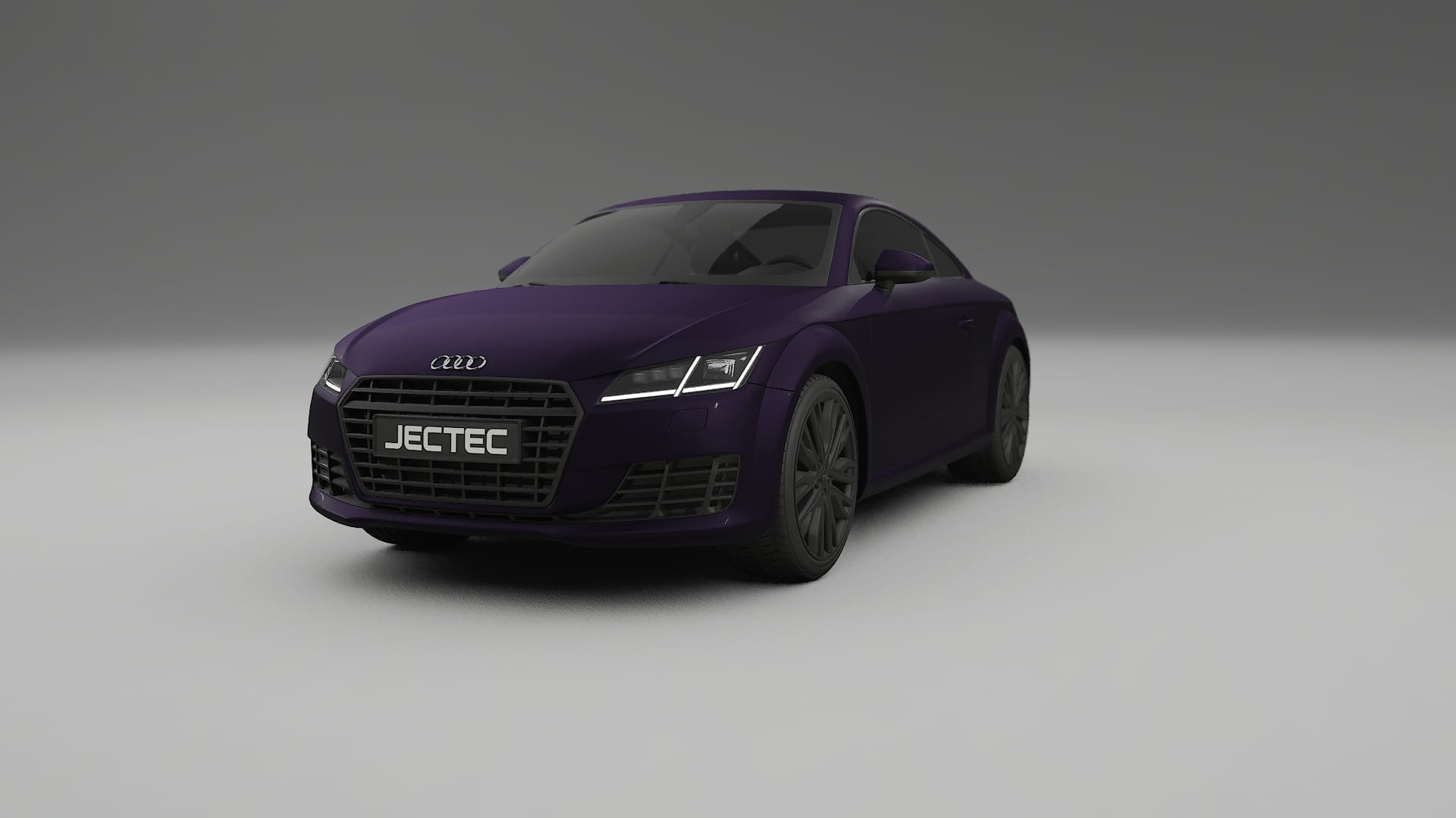 Audi TT Coupe 8S prefacelift pre LCI Filme de Proteção de Pintura TPU | VIOLET PPF de Mudança de Cor – Kit Completo Pré-Co