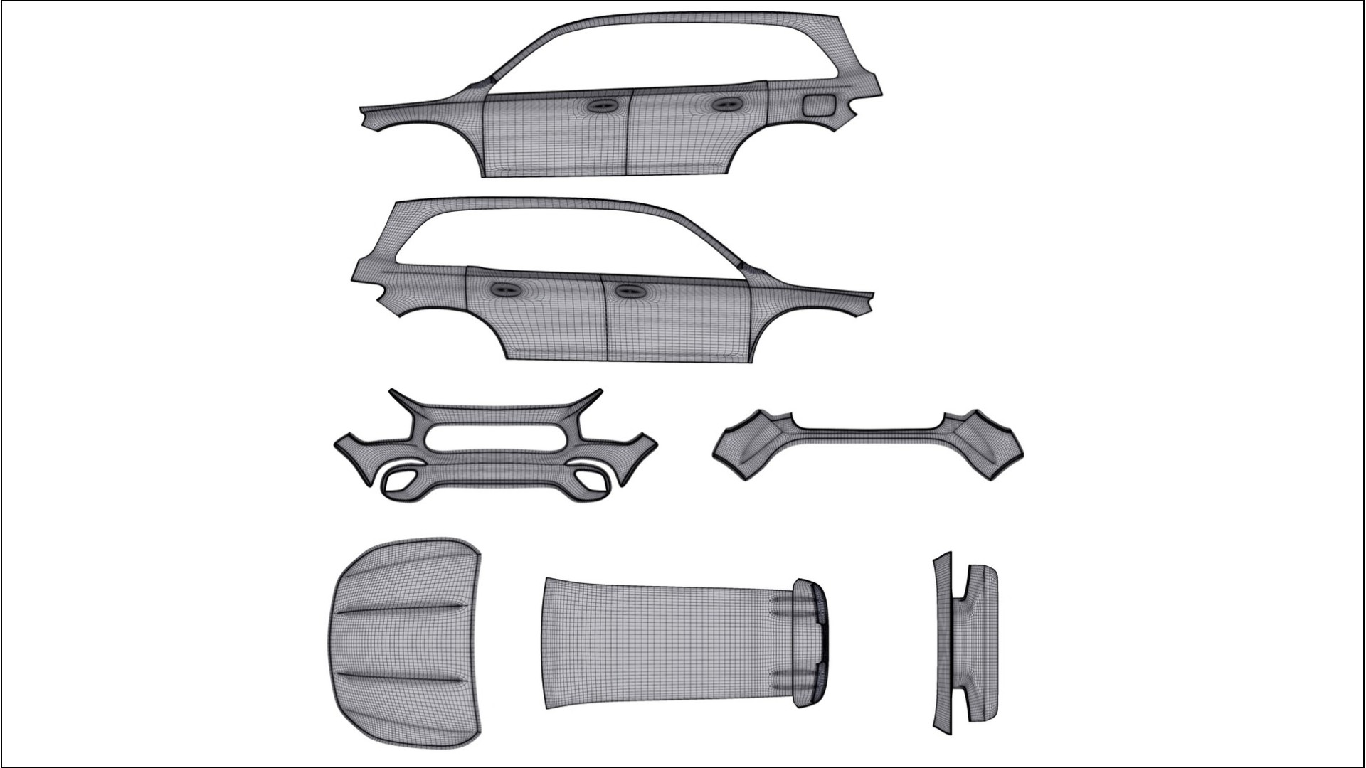 Mercedes AMG GLB Filme de Proteção de Pintura TPU | EVERGREEN PPF de Mudança de Cor – Kit Completo Pré-Cortado 2