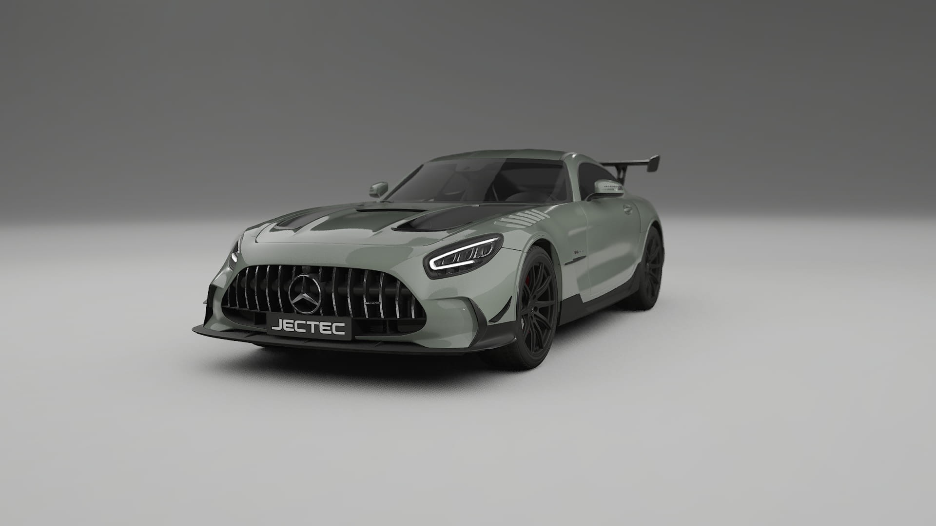 Mercedes AMG GT Black Series C192 Coupe Filme de Proteção de Pintura TPU | SLATE PPF de Mudança de Cor – Kit Completo Pré-