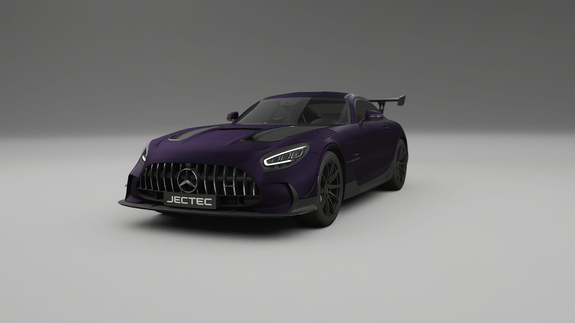 Mercedes AMG GT Black Series C192 Coupe Filme de Proteção de Pintura TPU | VIOLET PPF de Mudança de Cor – Kit Completo Pré
