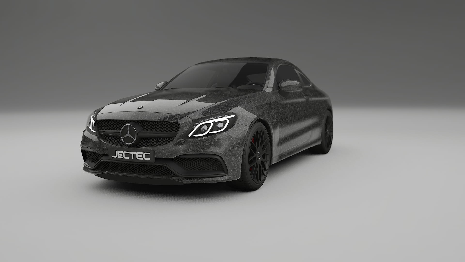 Mercedes C63 AMG W205 Coupe Filme de Proteção de Pintura TPU | FORGED S PPF de Mudança de Cor – Kit Completo Pré-Cortado