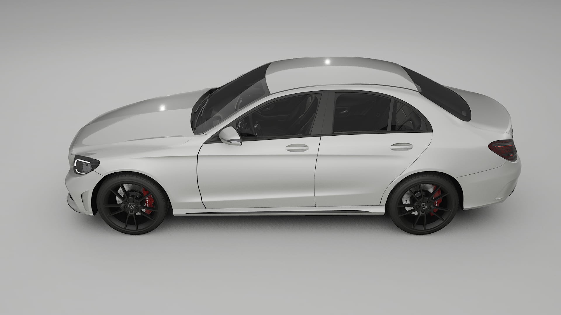 Mercedes C Class W205 AMG sedan Filme de Proteção de Pintura TPU | PEARL PPF de Mudança de Cor – Kit Completo Pré-Cortado