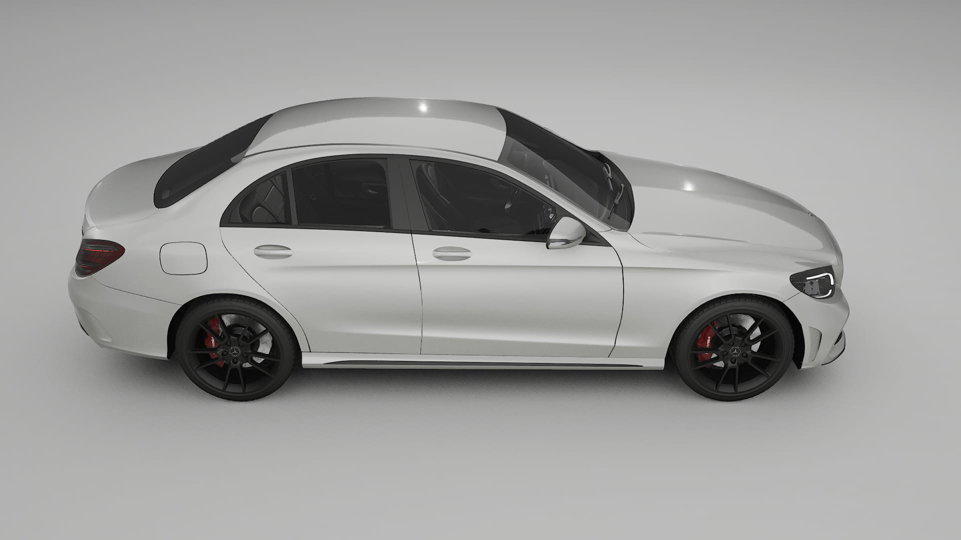 Mercedes C Class W205 AMG sedan Filme de Proteção de Pintura TPU | PEARL PPF de Mudança de Cor – Kit Completo Pré-Cortado