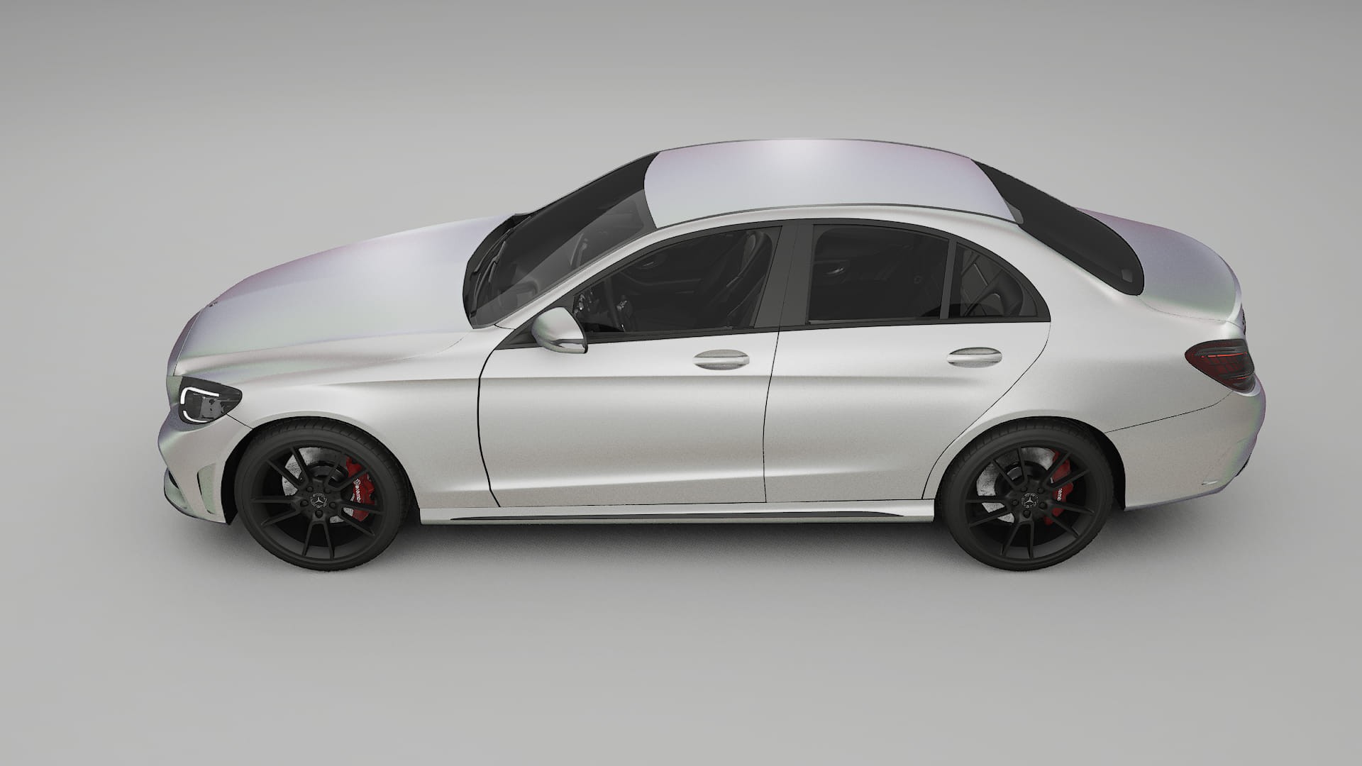 Mercedes C Class W205 AMG sedan Filme de Proteção de Pintura TPU | NEBULA PPF de Mudança de Cor – Kit Completo Pré-Cortado