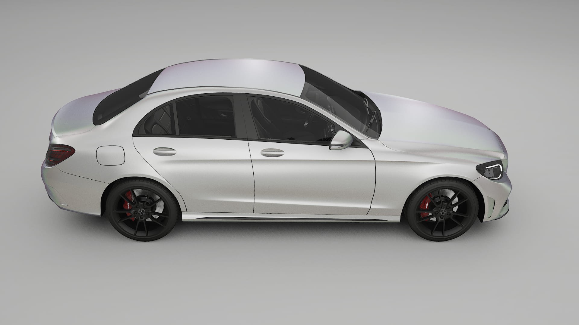 Mercedes C Class W205 AMG sedan Filme de Proteção de Pintura TPU | NEBULA PPF de Mudança de Cor – Kit Completo Pré-Cortado