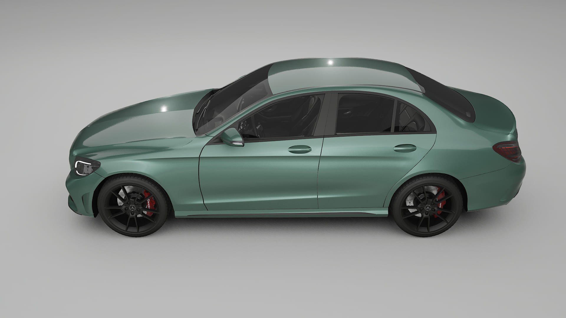 Mercedes C Class W205 AMG sedan Filme de Proteção de Pintura TPU | EVERGREEN PPF de Mudança de Cor – Kit Completo Pré-Cort