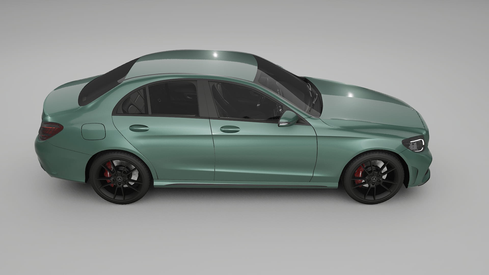 Mercedes C Class W205 AMG sedan Filme de Proteção de Pintura TPU | EVERGREEN PPF de Mudança de Cor – Kit Completo Pré-Cort