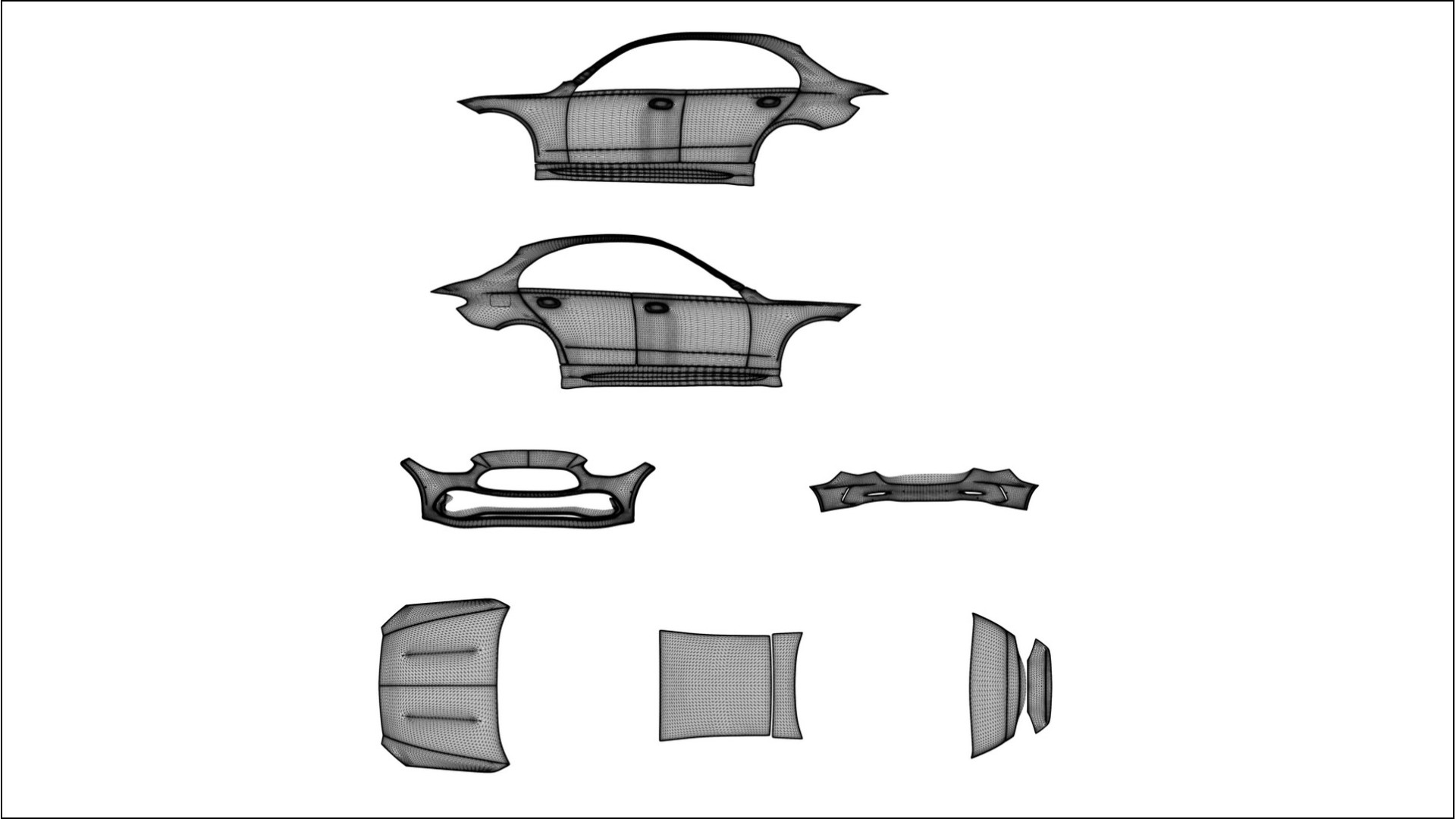 Mercedes C Class W206 Filme de Proteção de Pintura TPU | EVERGREEN PPF de Mudança de Cor – Kit Completo Pré-Cortado 2