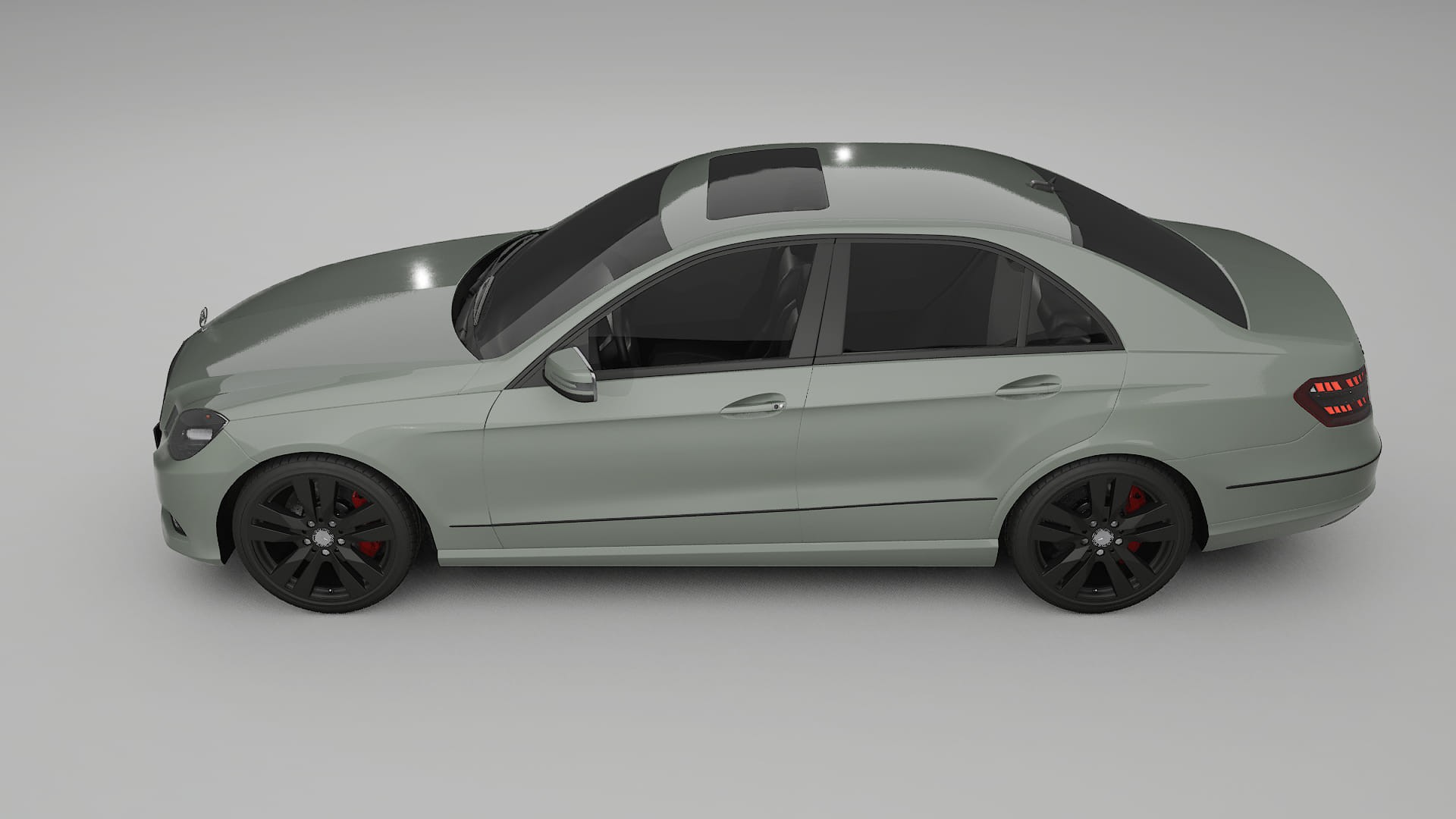 Mercedes E Class Sedan W212 Prefacelift pre LCI Filme de Proteção de Pintura TPU | SLATE PPF de Mudança de Cor – Kit Comple