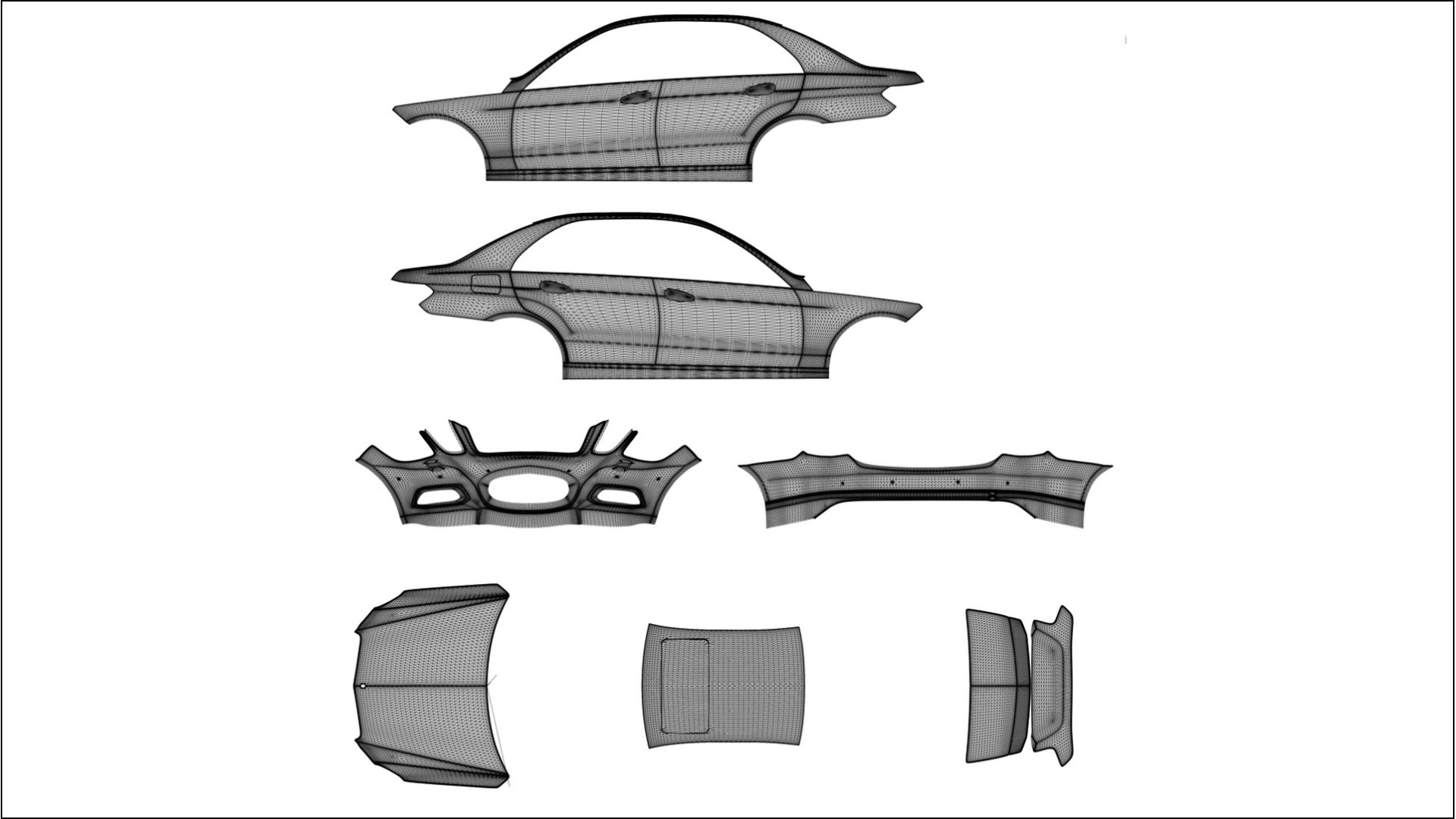 Mercedes E Class Sedan W212 Prefacelift pre LCI Filme de Proteção de Pintura TPU | NEBULA PPF de Mudança de Cor – Kit Compl 2