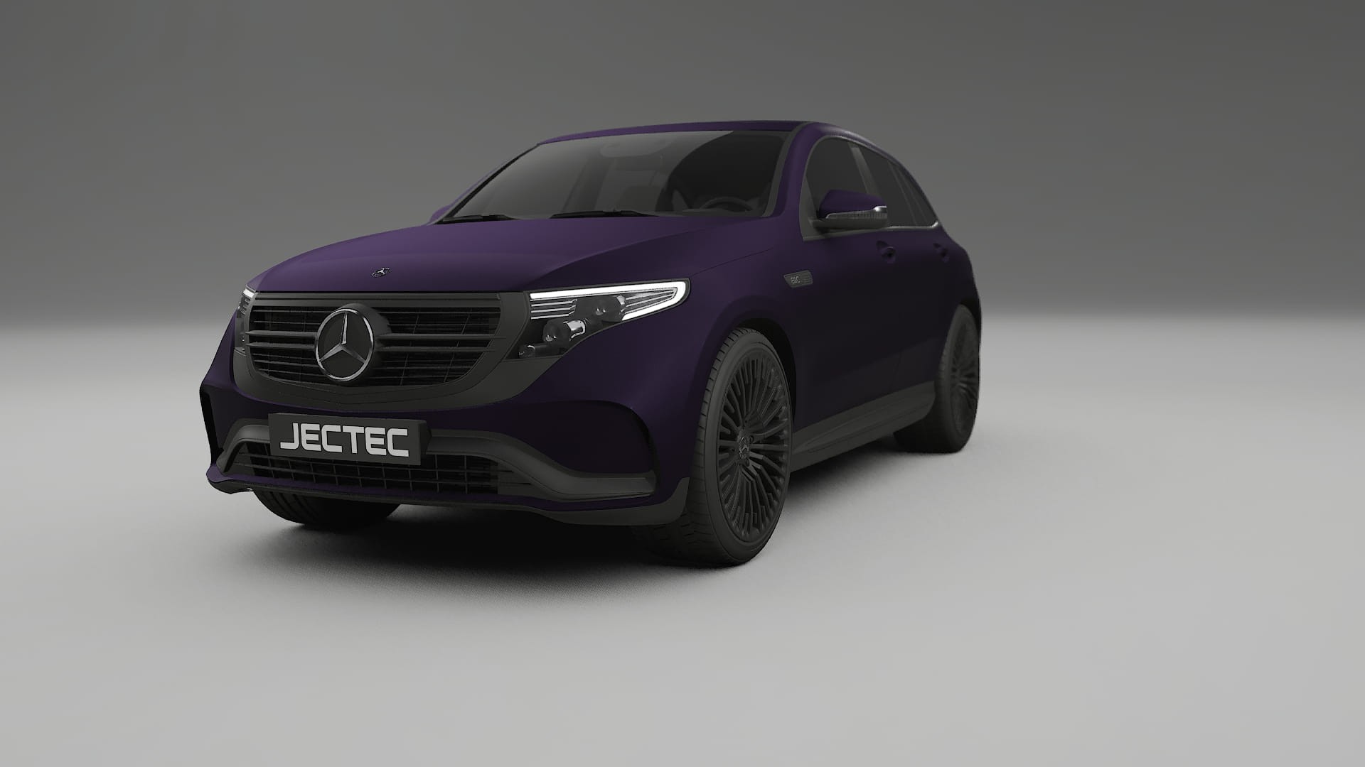 Mercedes EQC AMG Filme de Proteção de Pintura TPU | VIOLET PPF de Mudança de Cor – Kit Completo Pré-Cortado